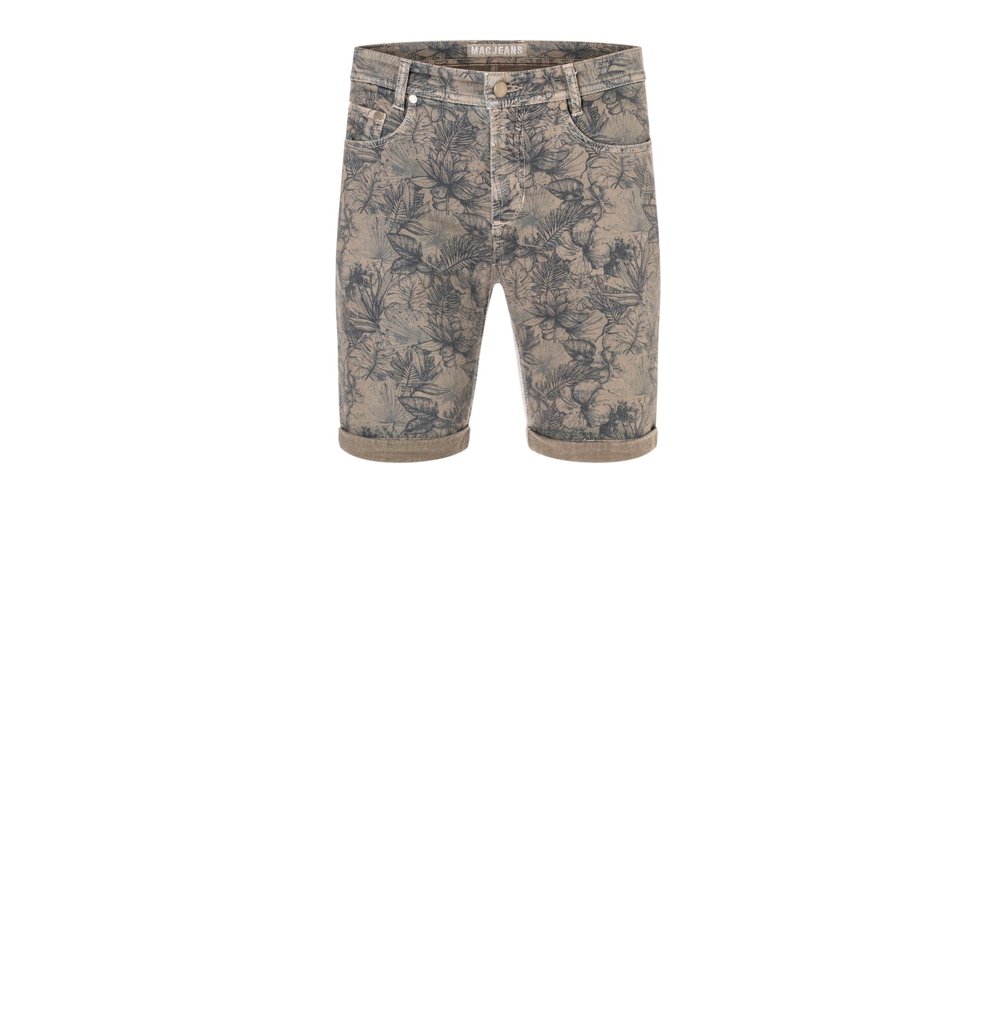 MAC JEANS - Jogn Bermuda , Printed Sweat
