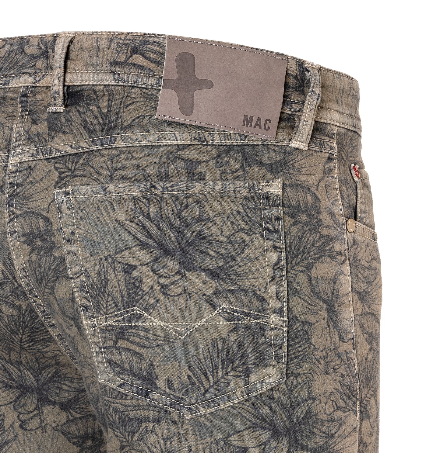 MAC JEANS - Jogn Bermuda , Printed Sweat