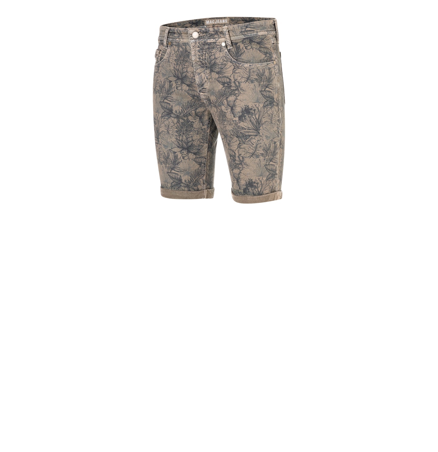 MAC JEANS - Jogn Bermuda , Printed Sweat