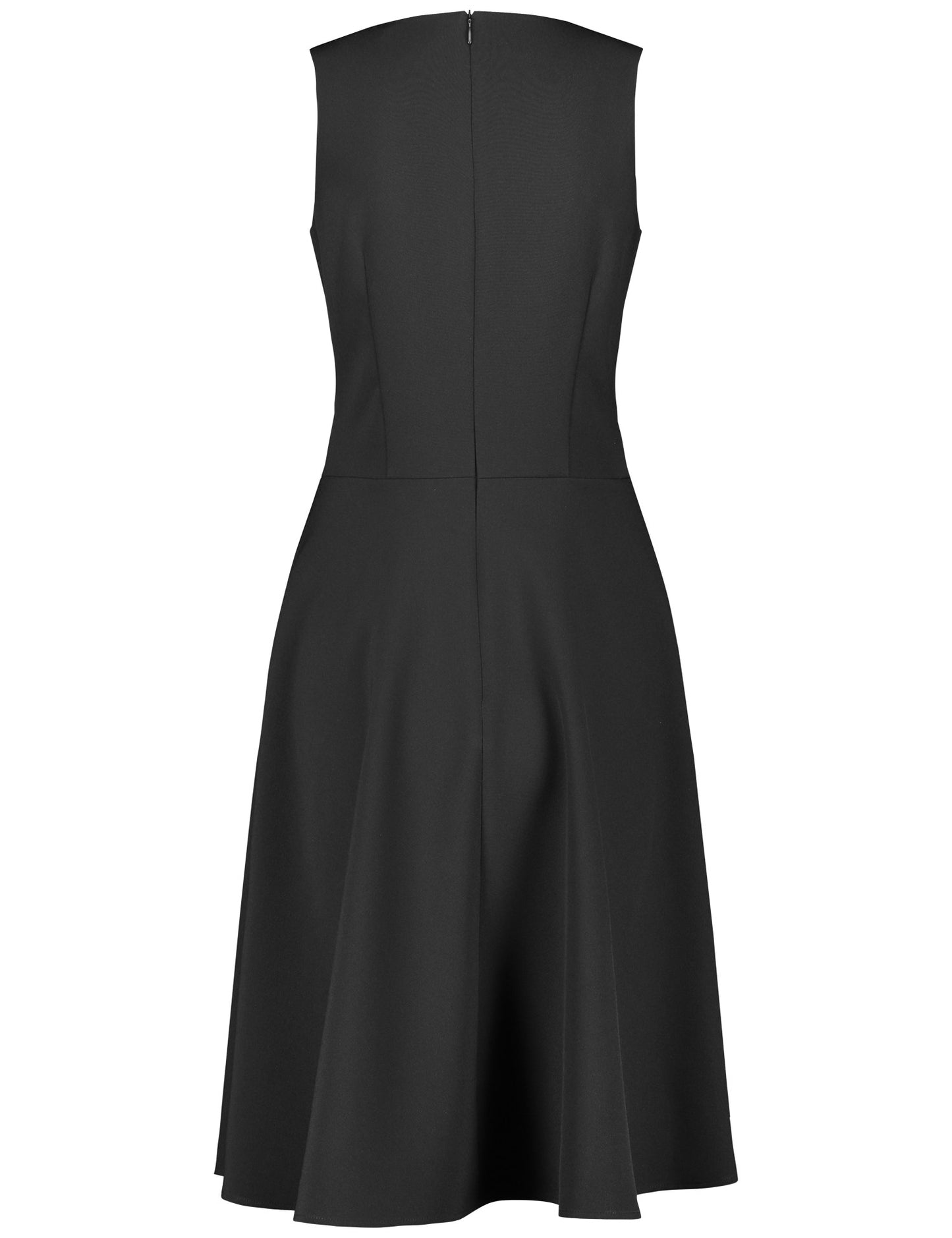 Ärmelloses Kleid mit ausgestelltem Rockteil