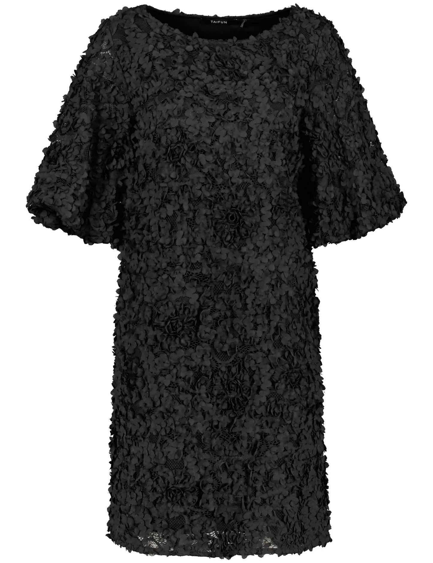 Spitzenkleid mit imposantem Blüten-Dekor