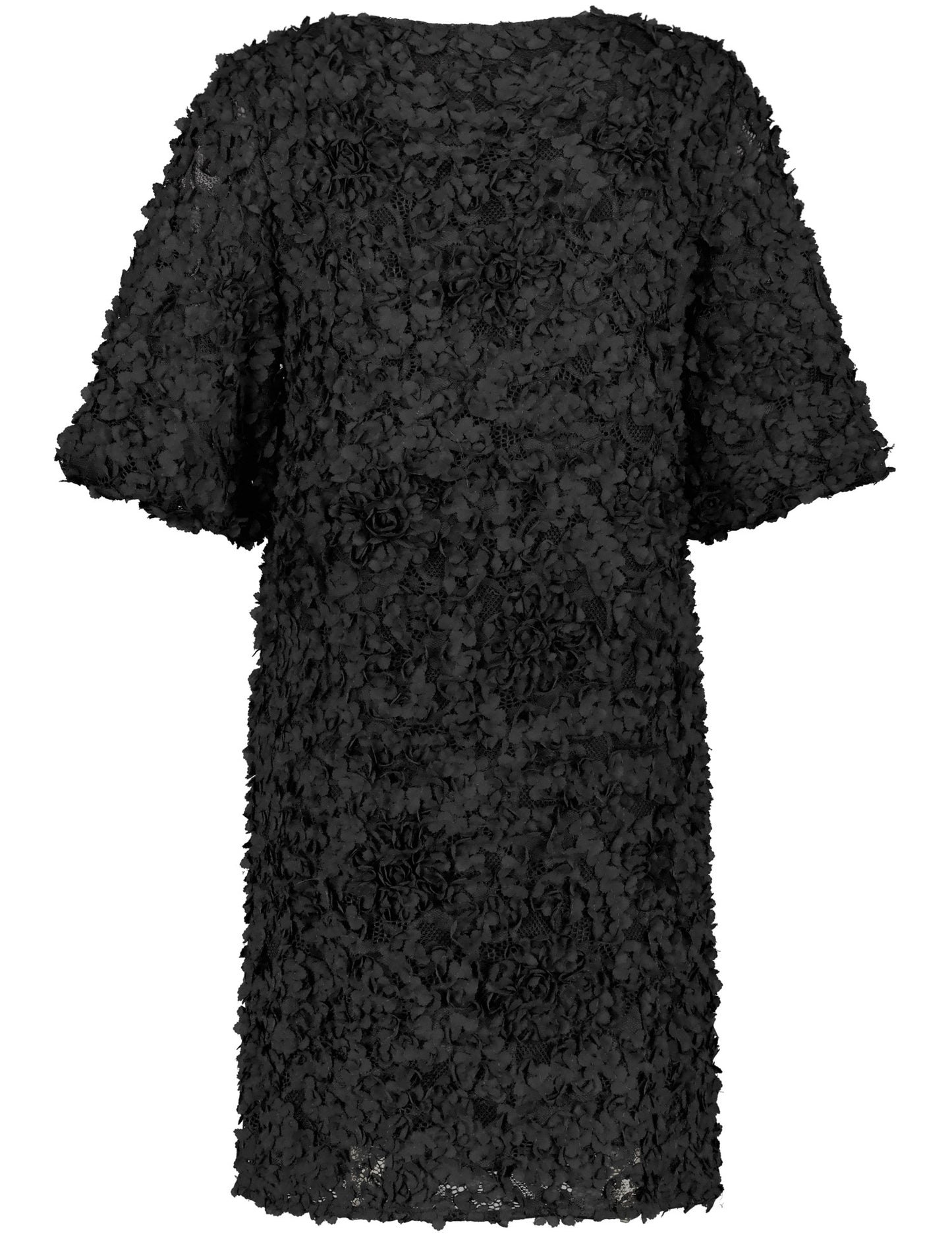 Spitzenkleid mit imposantem Blüten-Dekor
