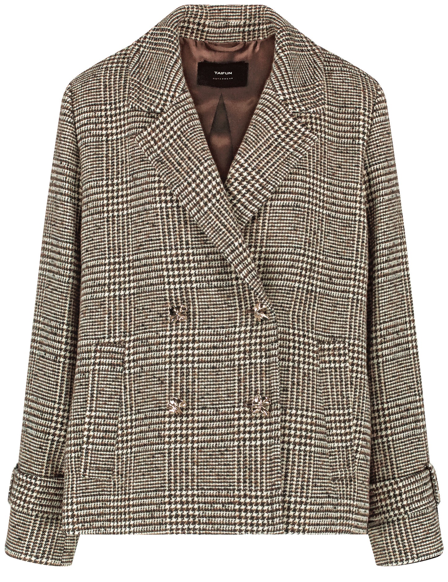 Cabanjacke mit Glencheck-Karo