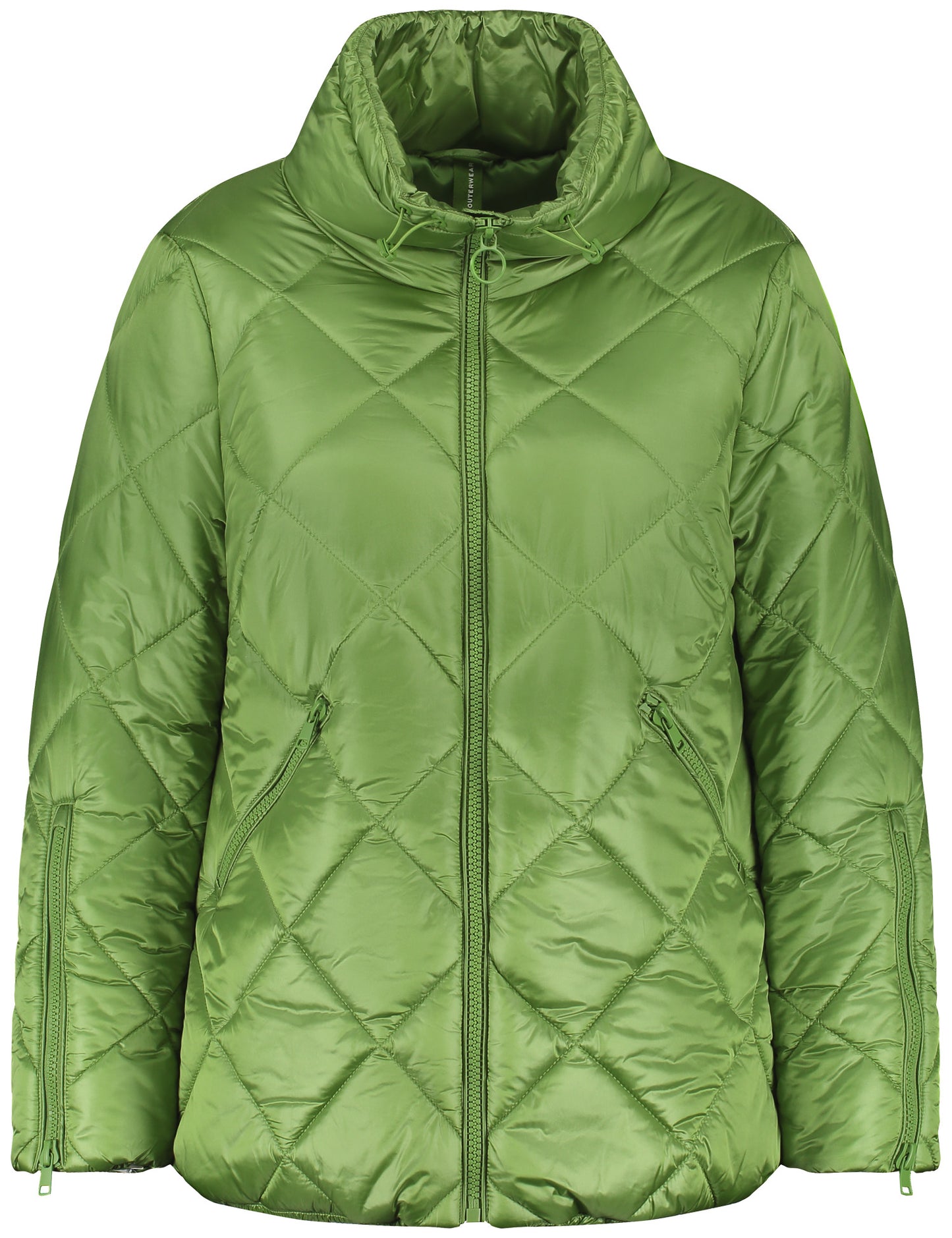 Steppjacke mit Glanz-Optik