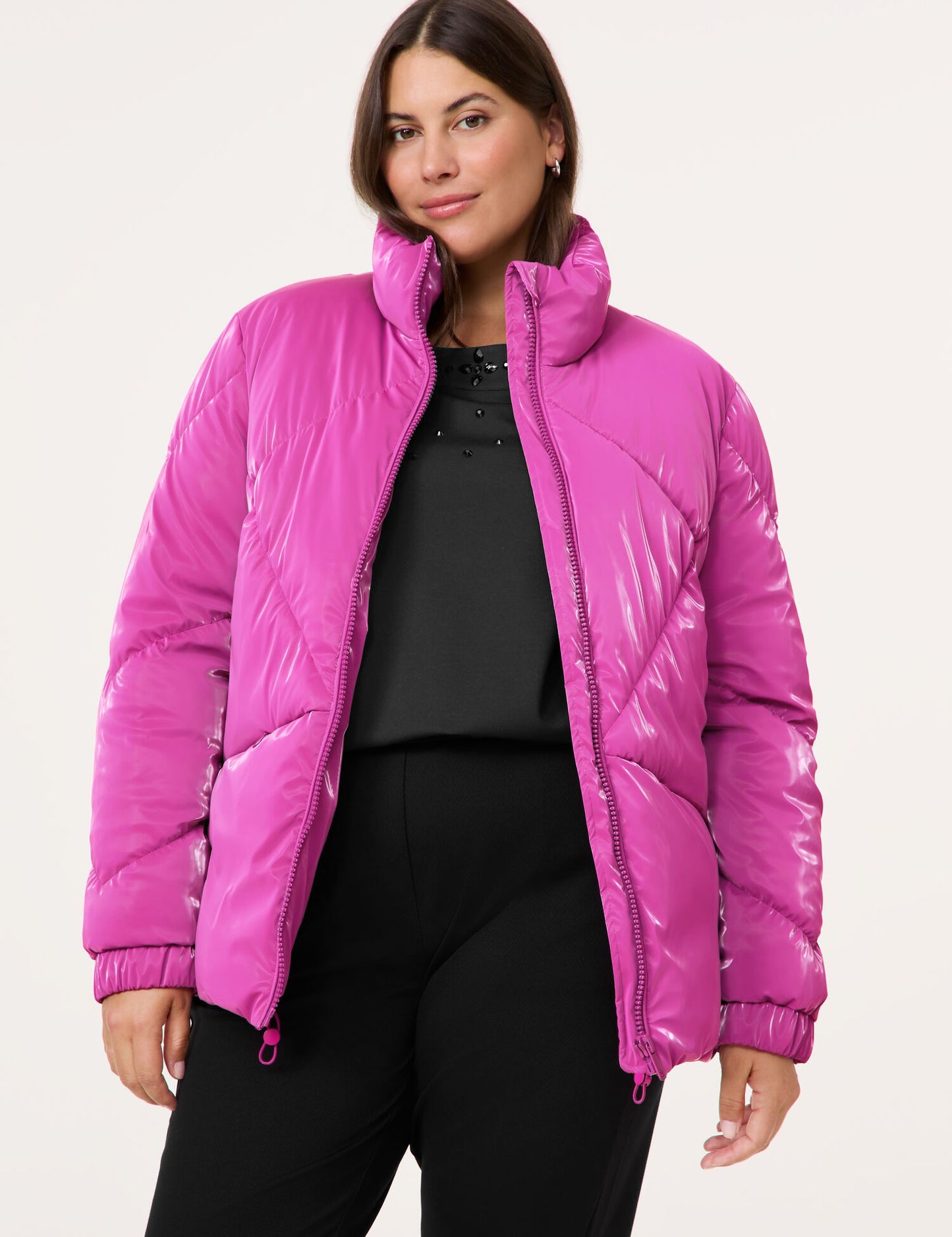 Steppjacke mit Shiny-Effekt