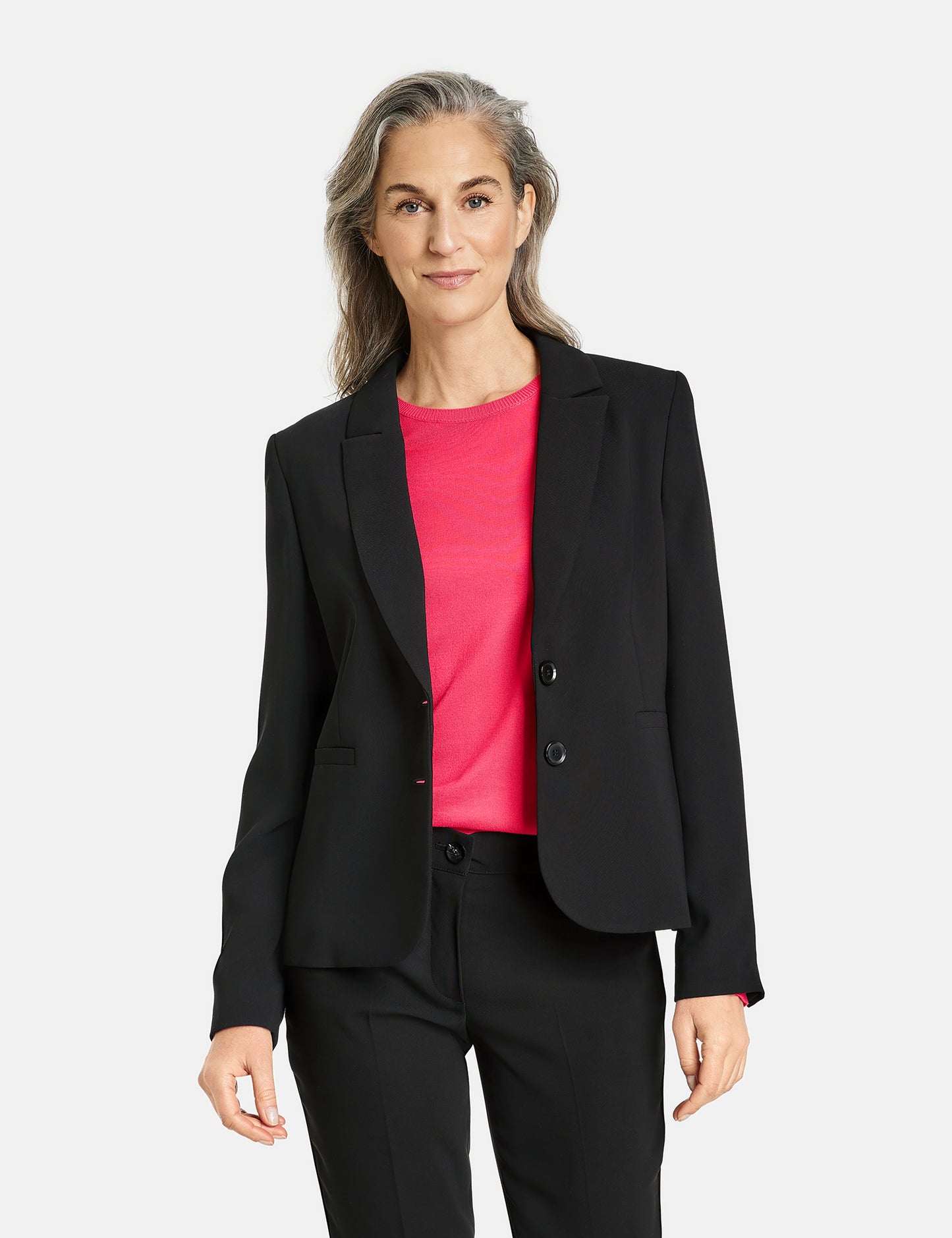 Klassischer Blazer mit Reverskragen