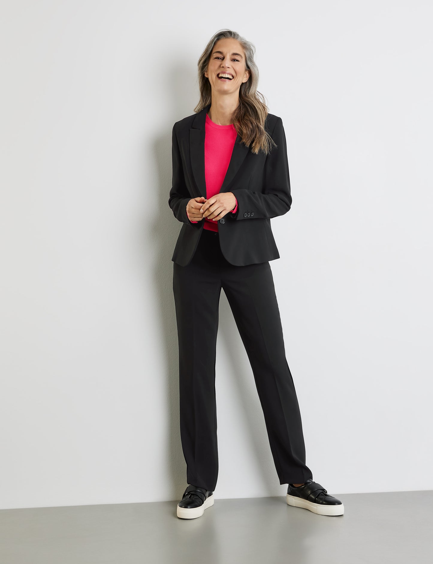 Klassischer Blazer mit Reverskragen