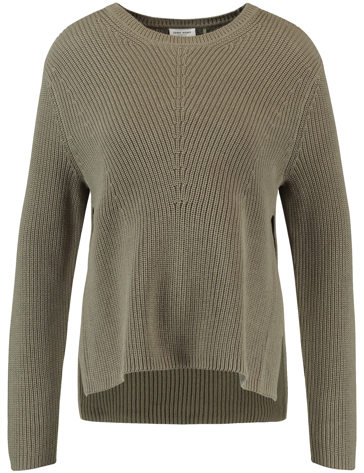 Gerippter Pullover GOTS