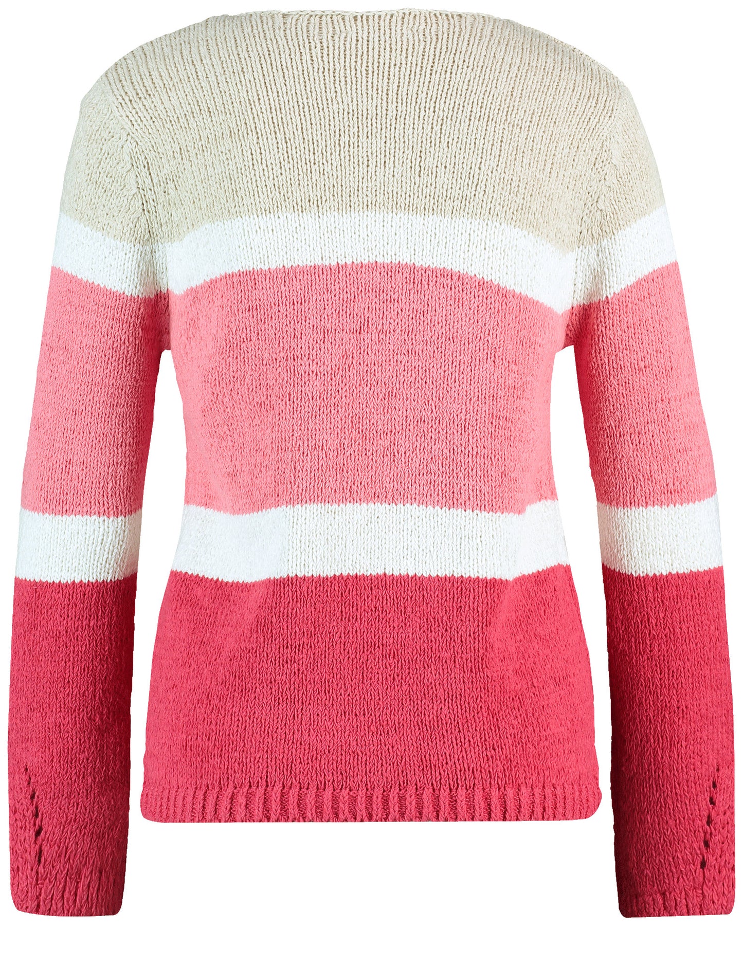 Pullover mit Struktur-Strick und Colourblocking