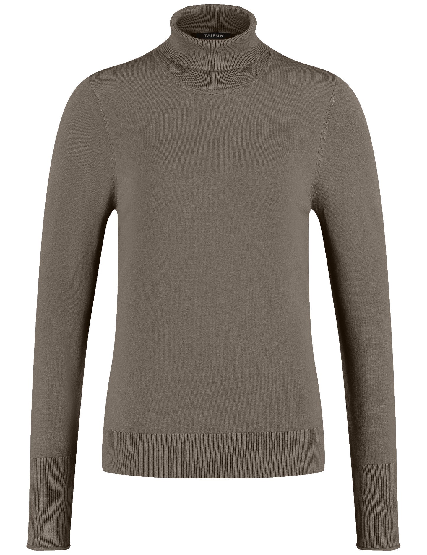 Basic Pullover mit Rollkragen