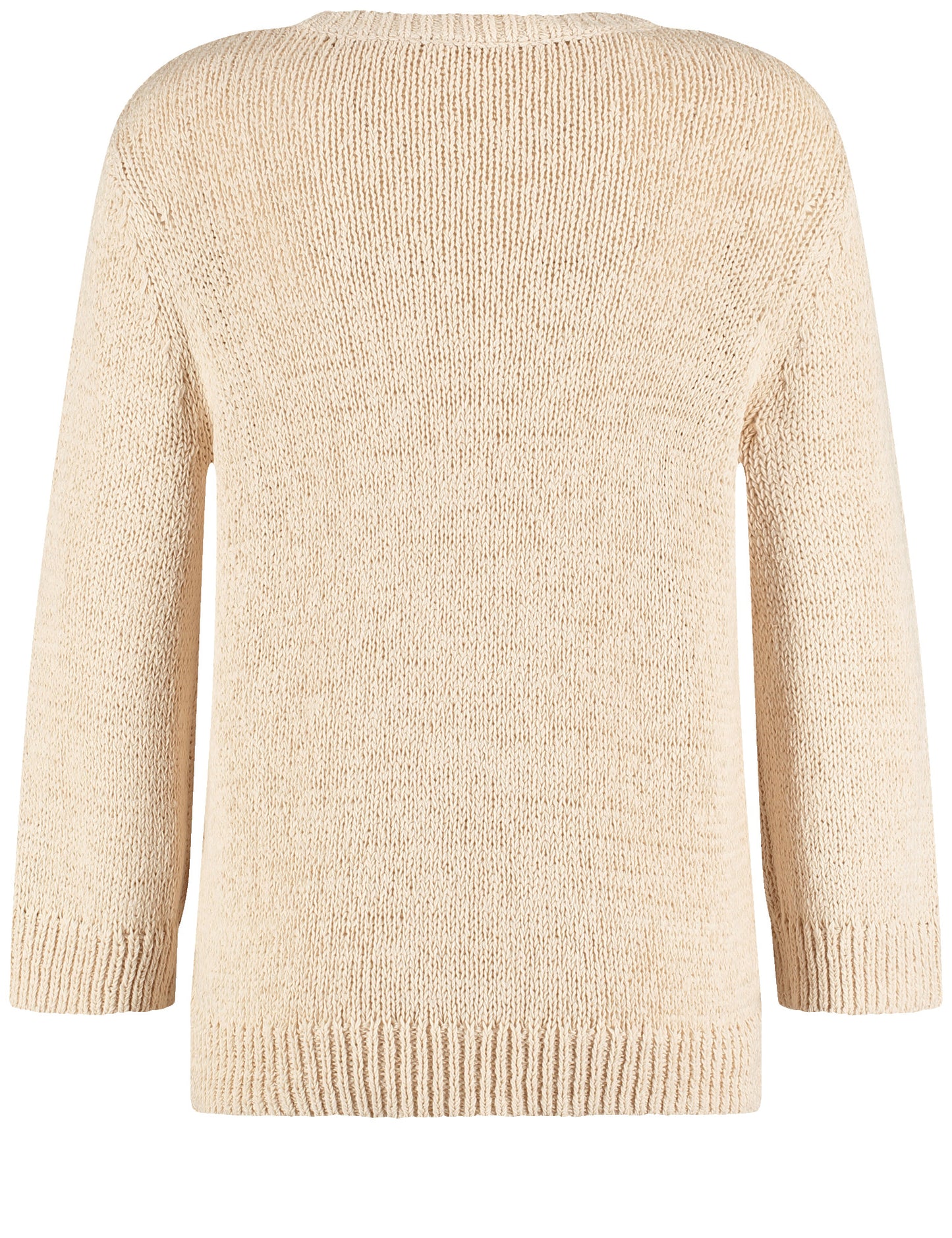 3/4 Arm Pullover aus Baumwoll-Mix