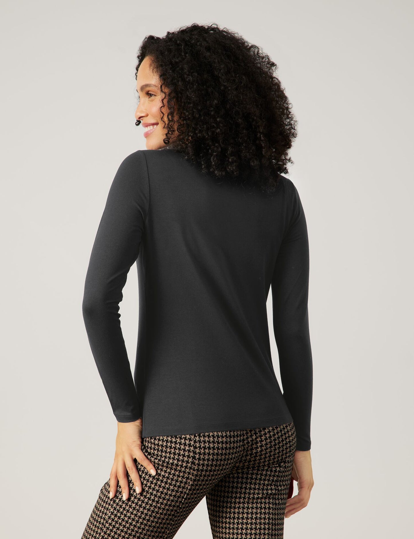 Langarmshirt mit Turtleneck
