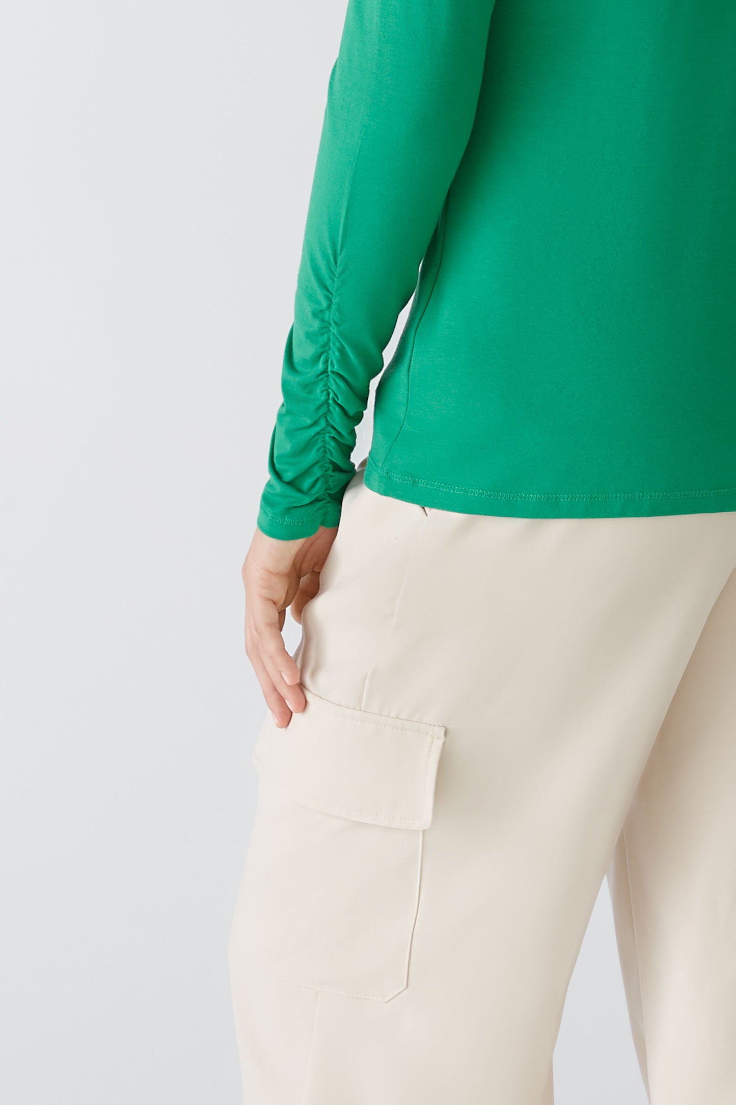 Stehkragenshirt elastische Cotton-Modalqualität