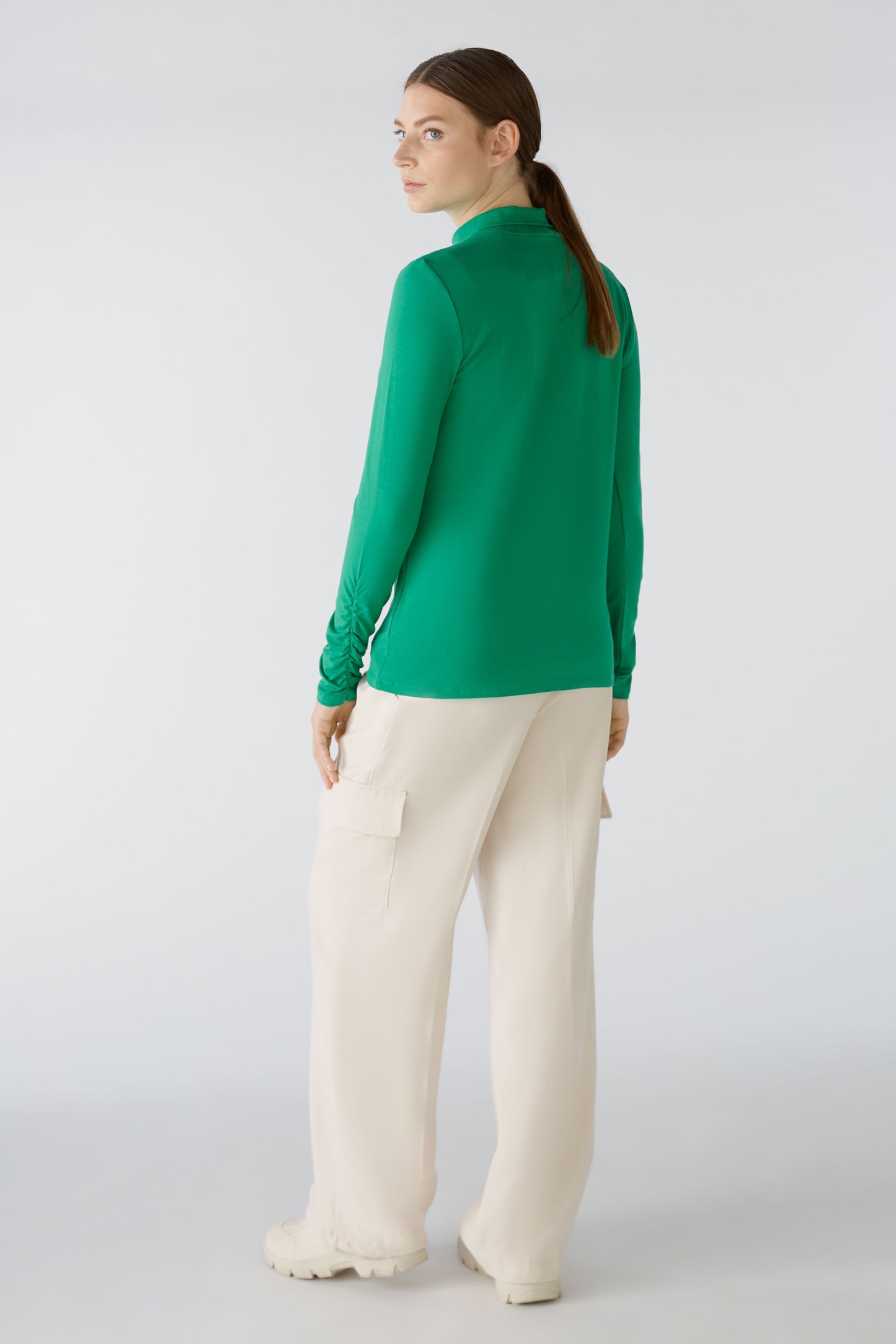 Stehkragenshirt elastische Cotton-Modalqualität