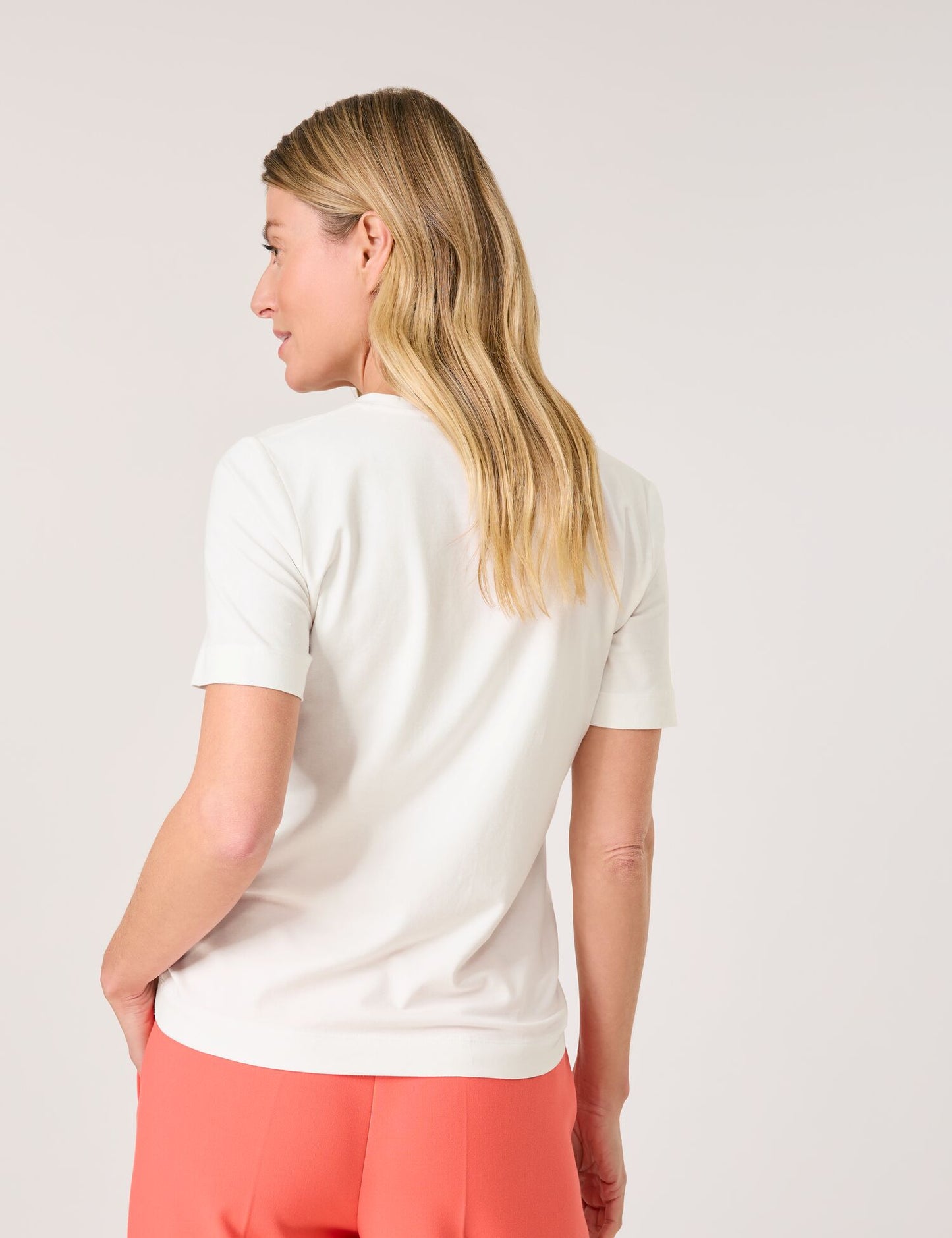 T-Shirt mit abstraktem Frontprint