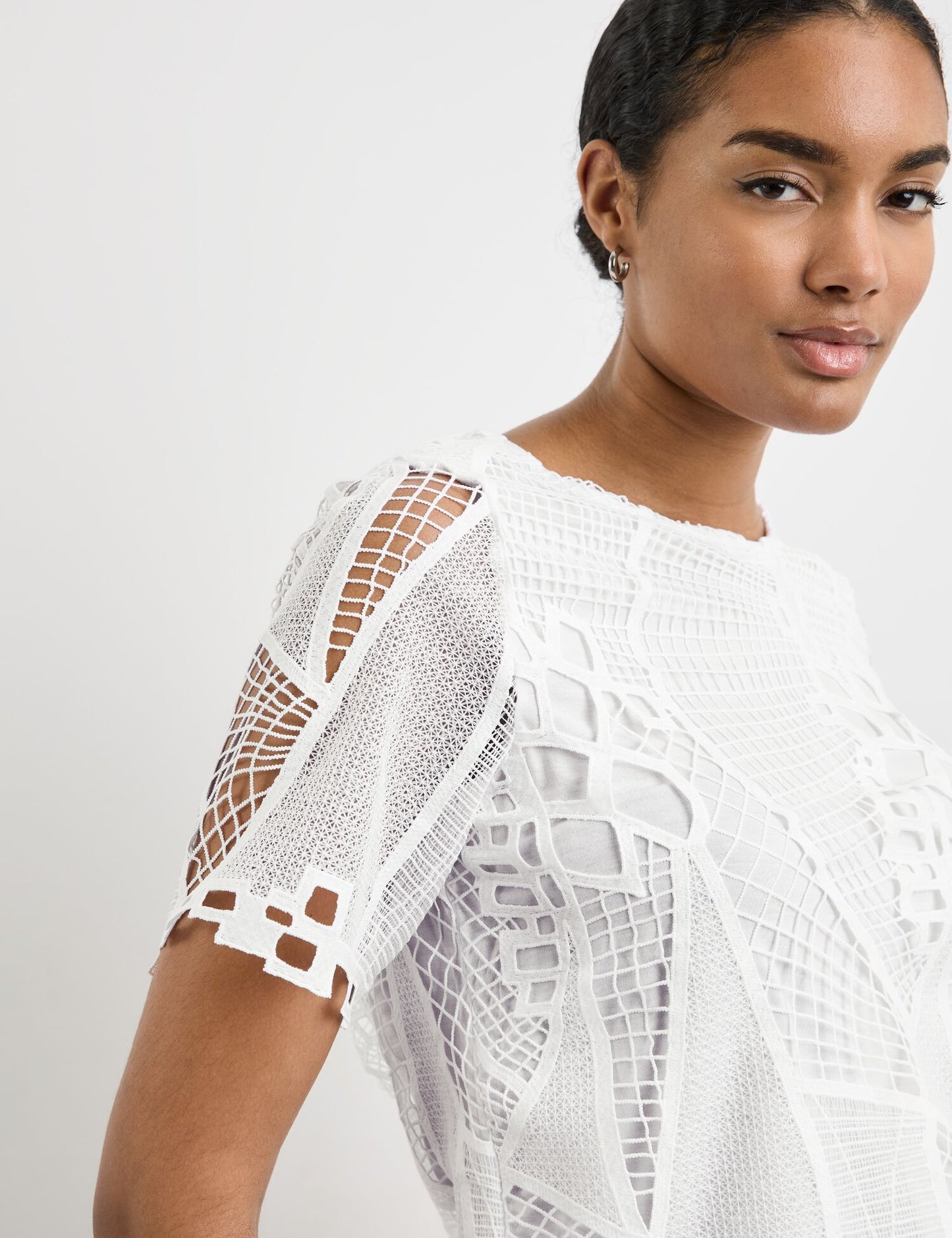 Blusenshirt aus Spitze