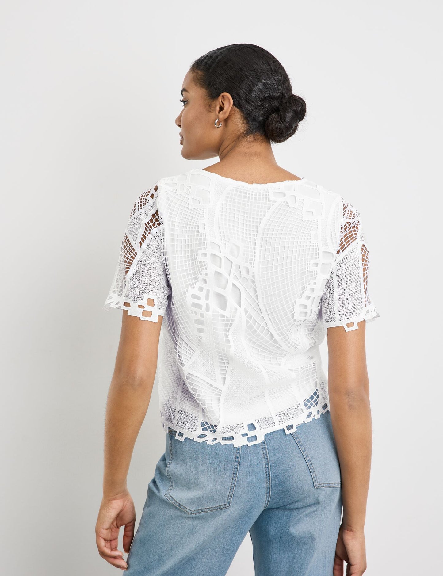 Blusenshirt aus Spitze