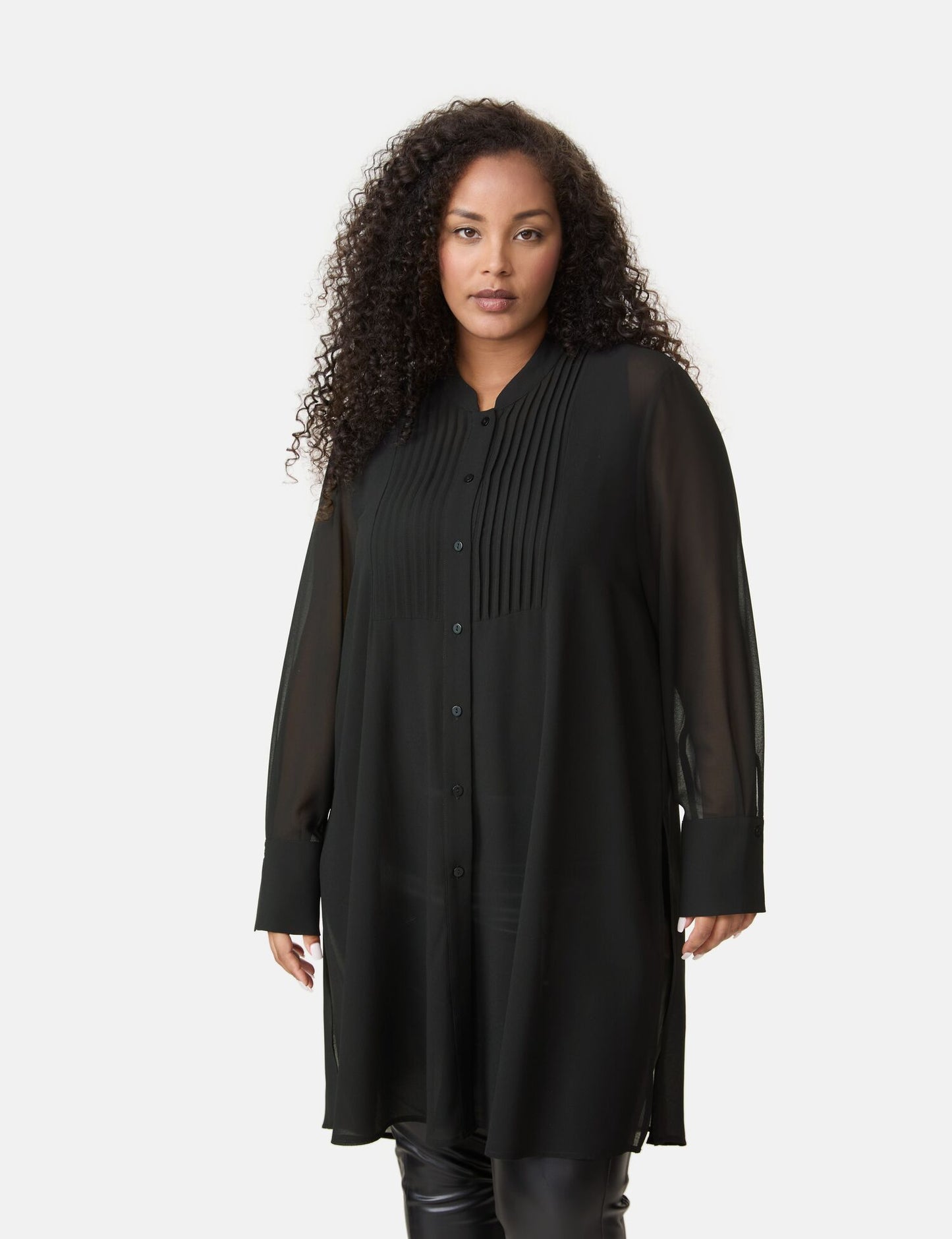 Semitransparente Longbluse