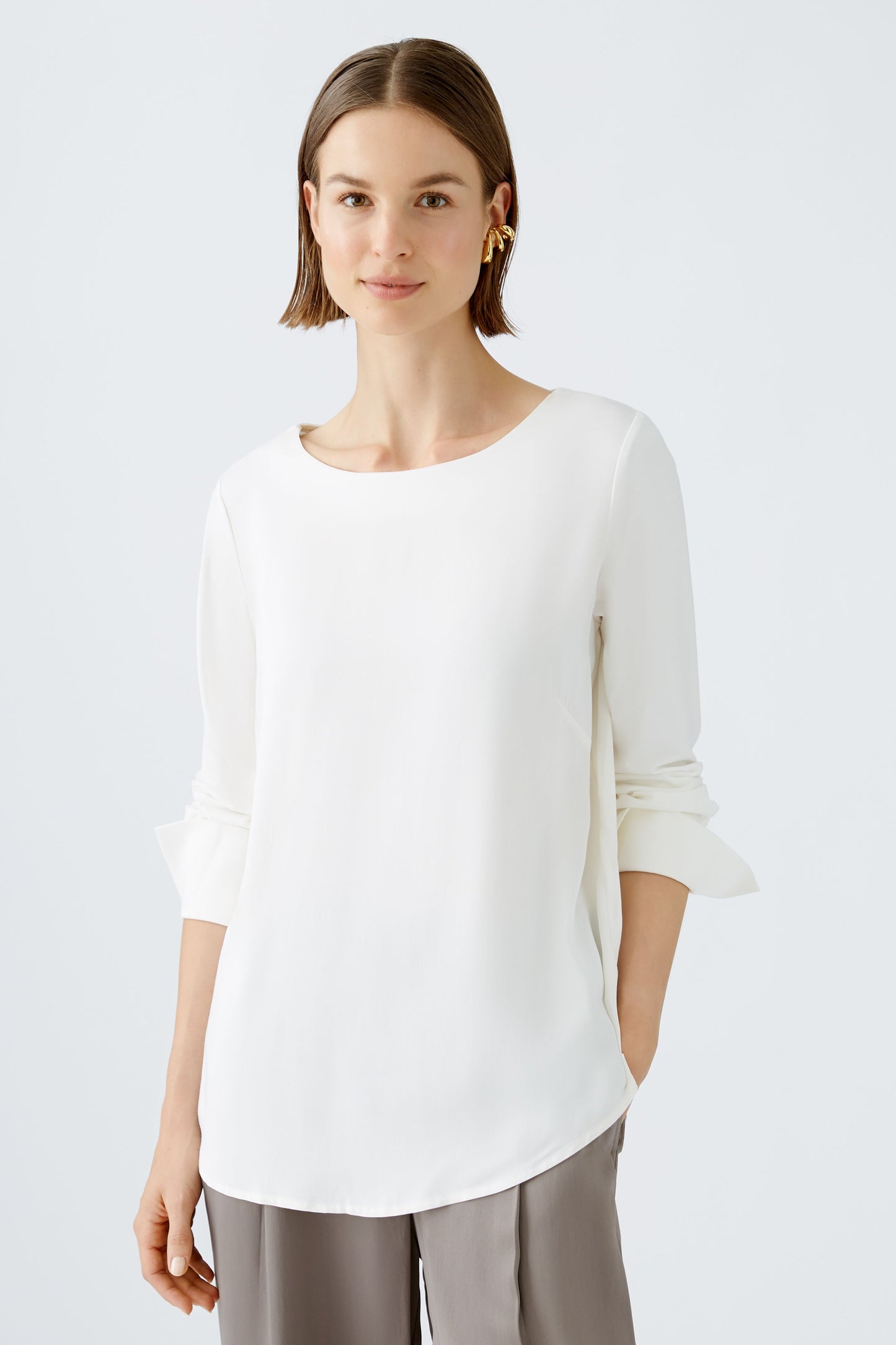 Blusenshirt Viskosepatch
