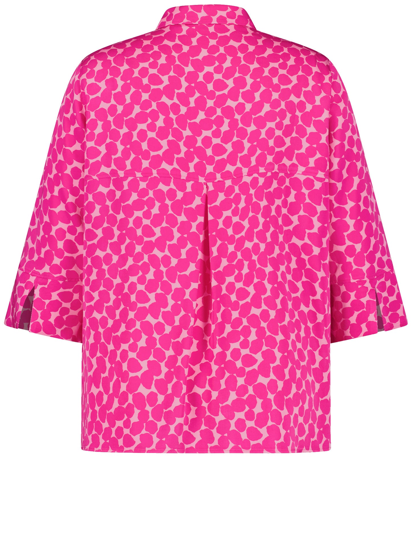 Weite 3/4 Arm Bluse mit Dots-Print