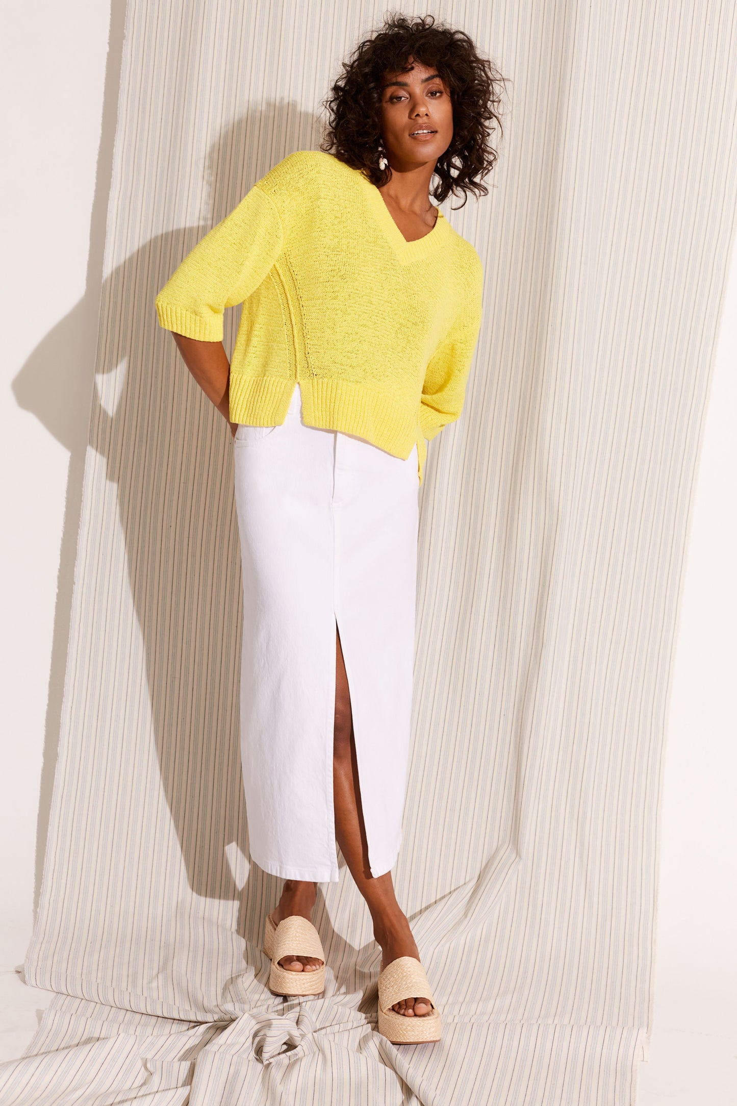 Jeansrock THE MAXI mid waist