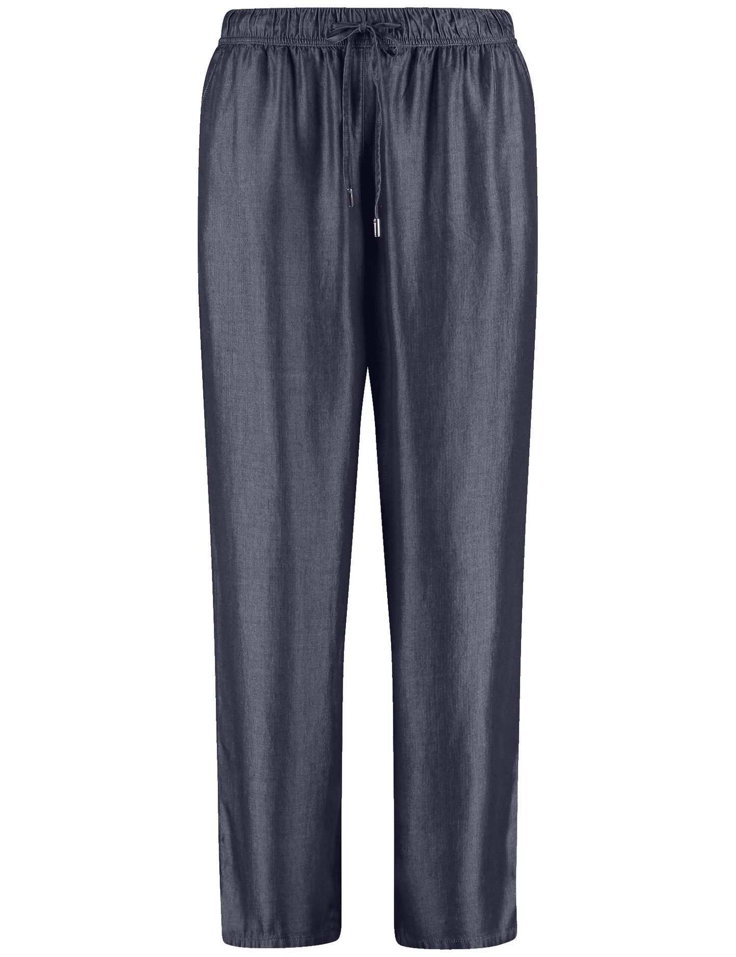 Fließende, weite Hose mit Denim-Optik Carlotta
