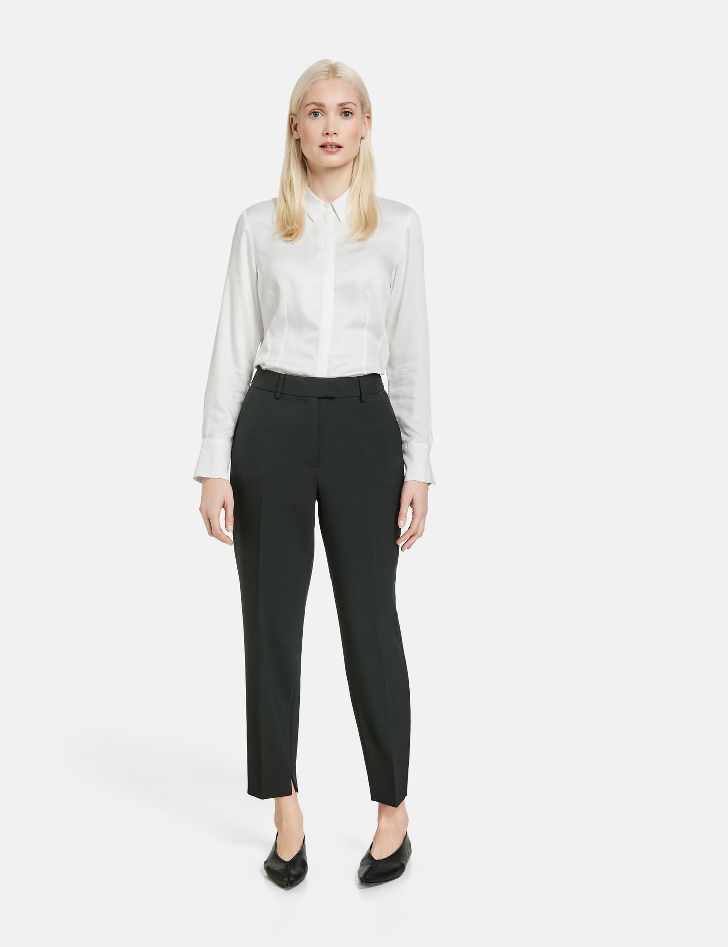 7/8 Hose mit Bügelfalten Tailored Fit