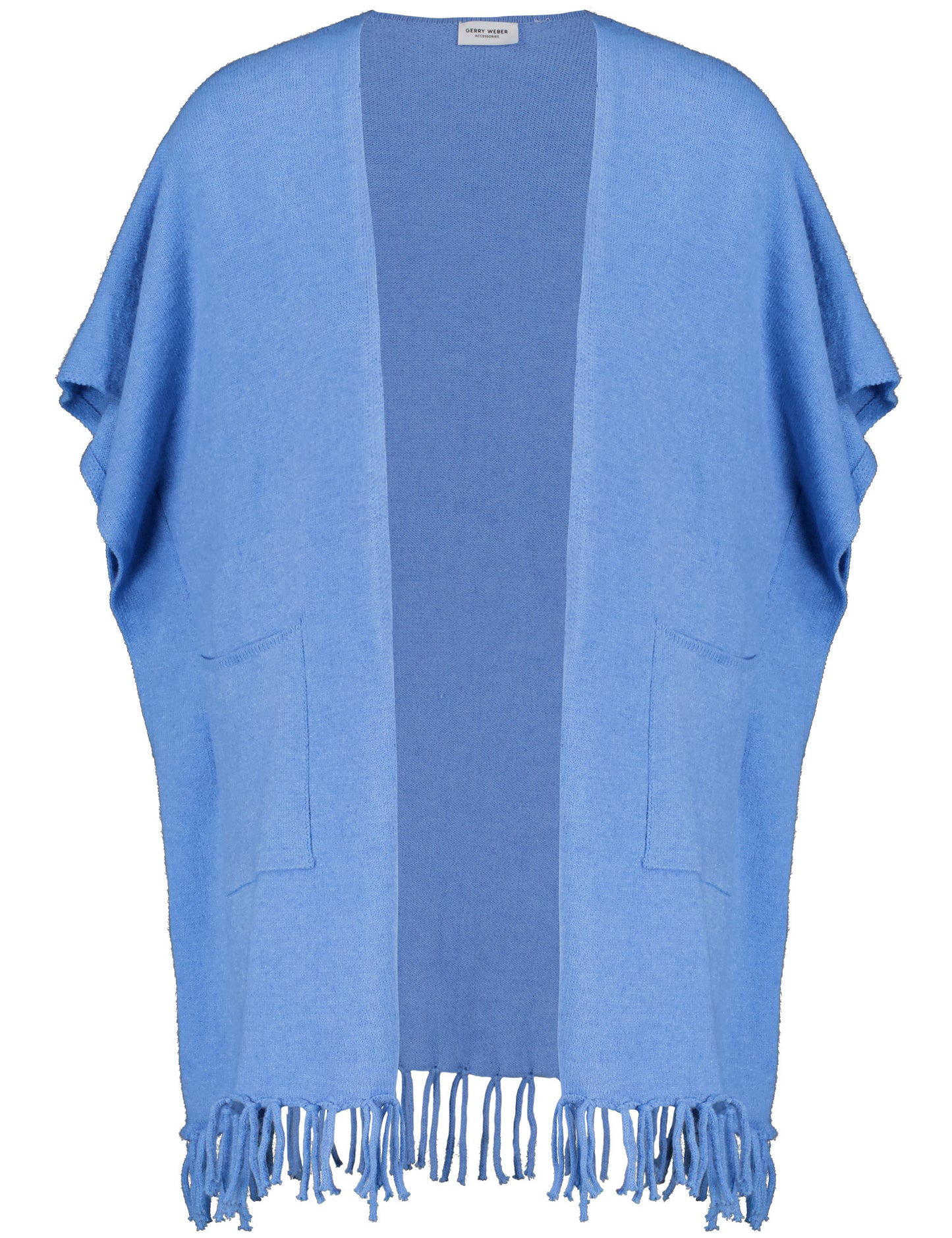 Softes Cape mit Fransen
