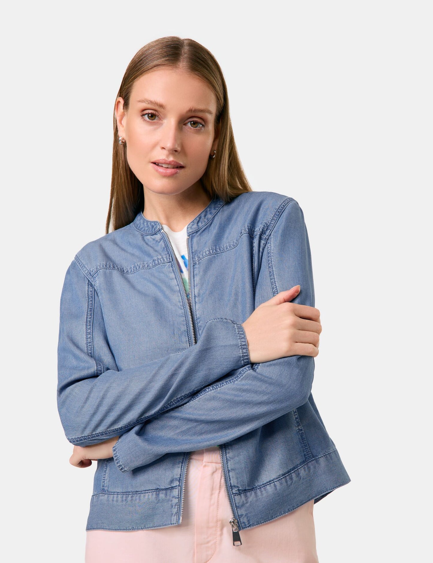 Leichter Blouson in Jeans-Optik