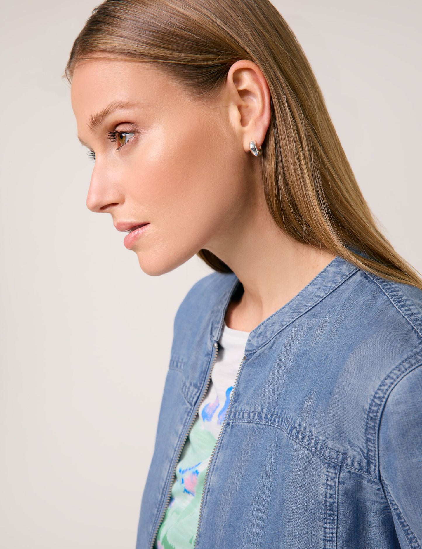 Leichter Blouson in Jeans-Optik