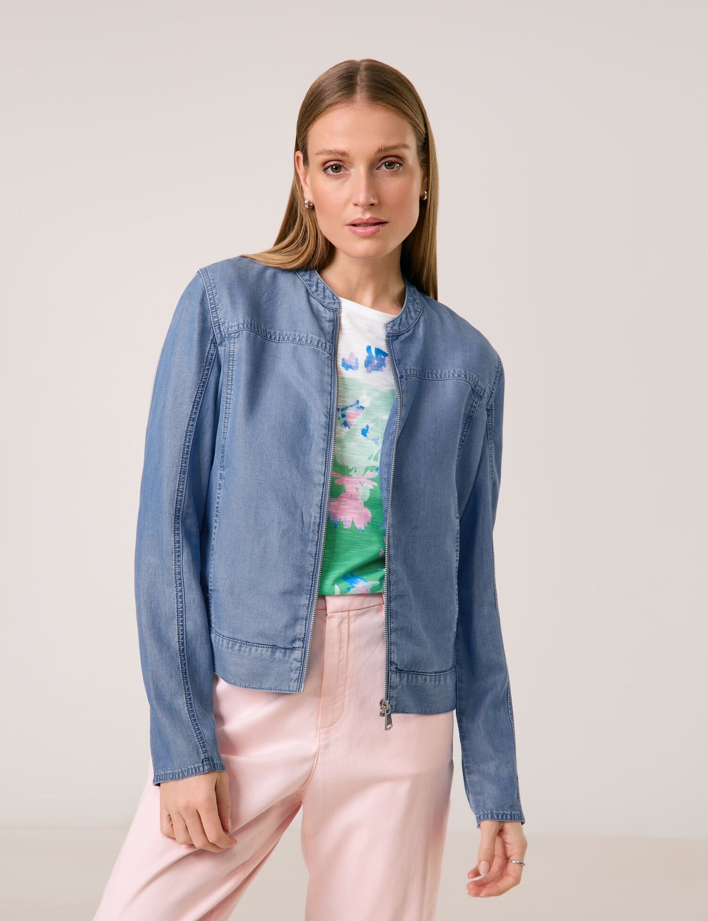Leichter Blouson in Jeans-Optik