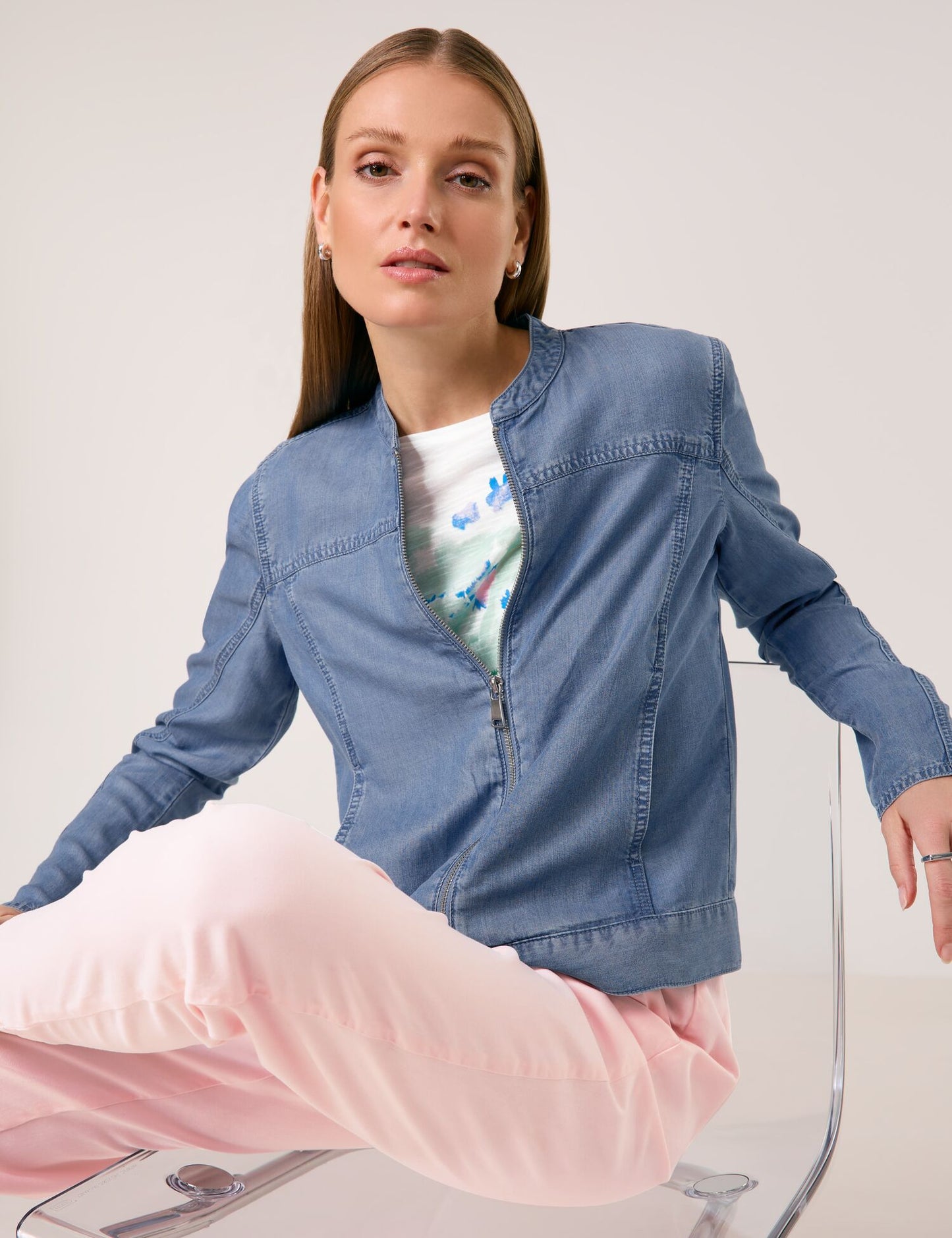 Leichter Blouson in Jeans-Optik