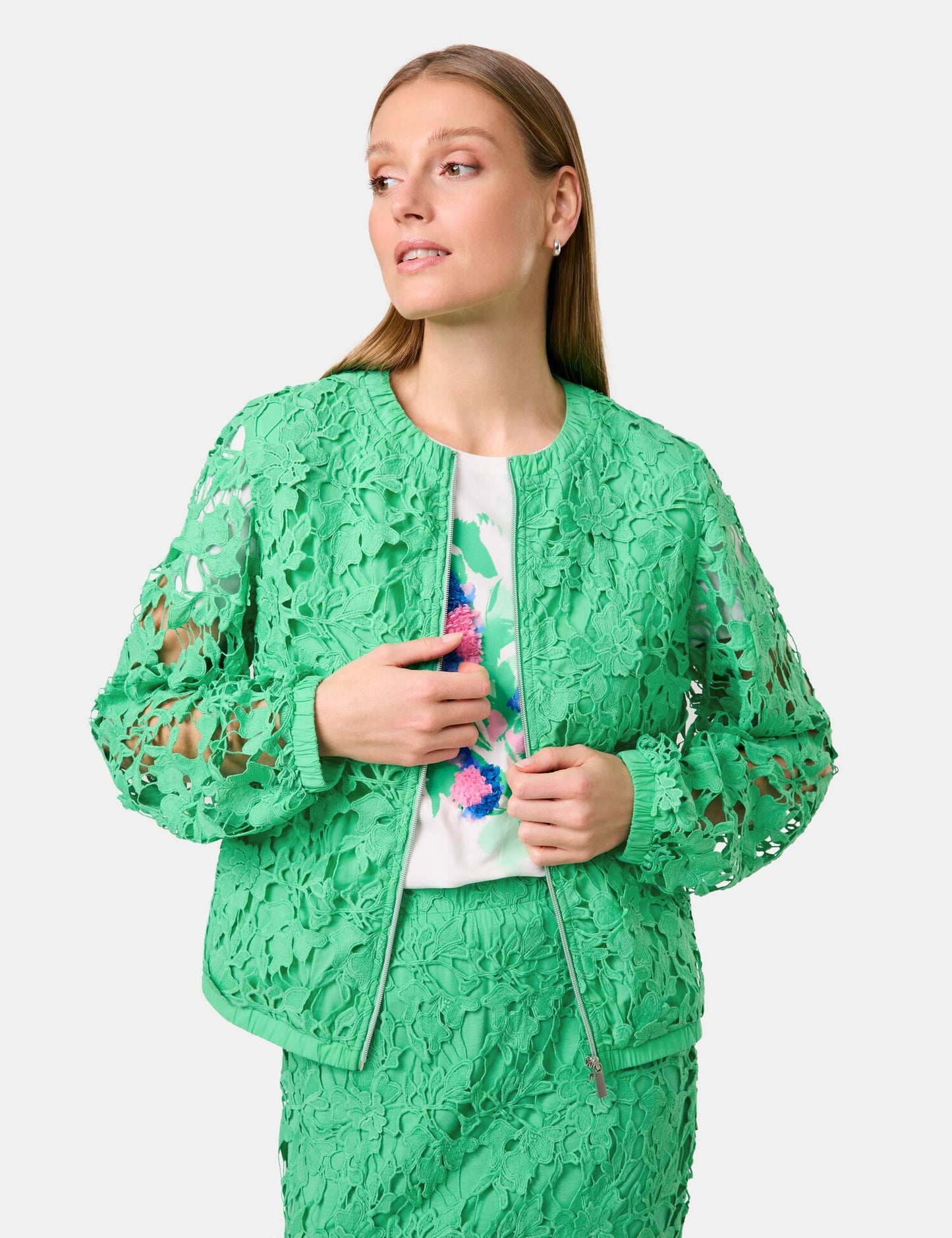 Spitzenblouson