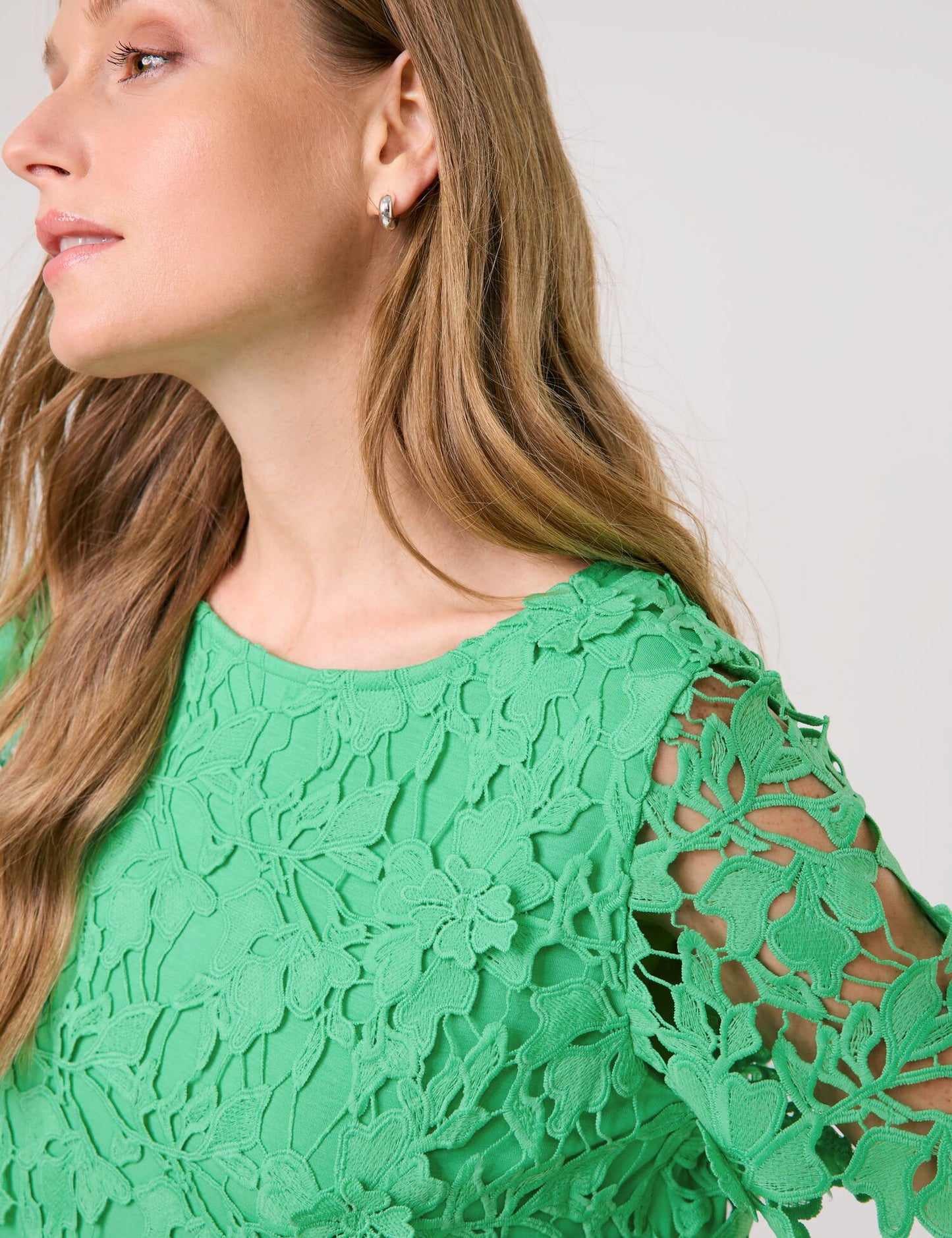 Blusenshirt aus Spitze