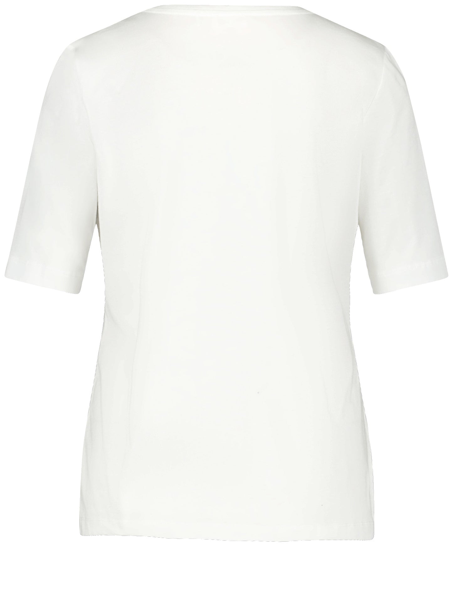 Halbarmshirt mit Frontprint aus Chiffon