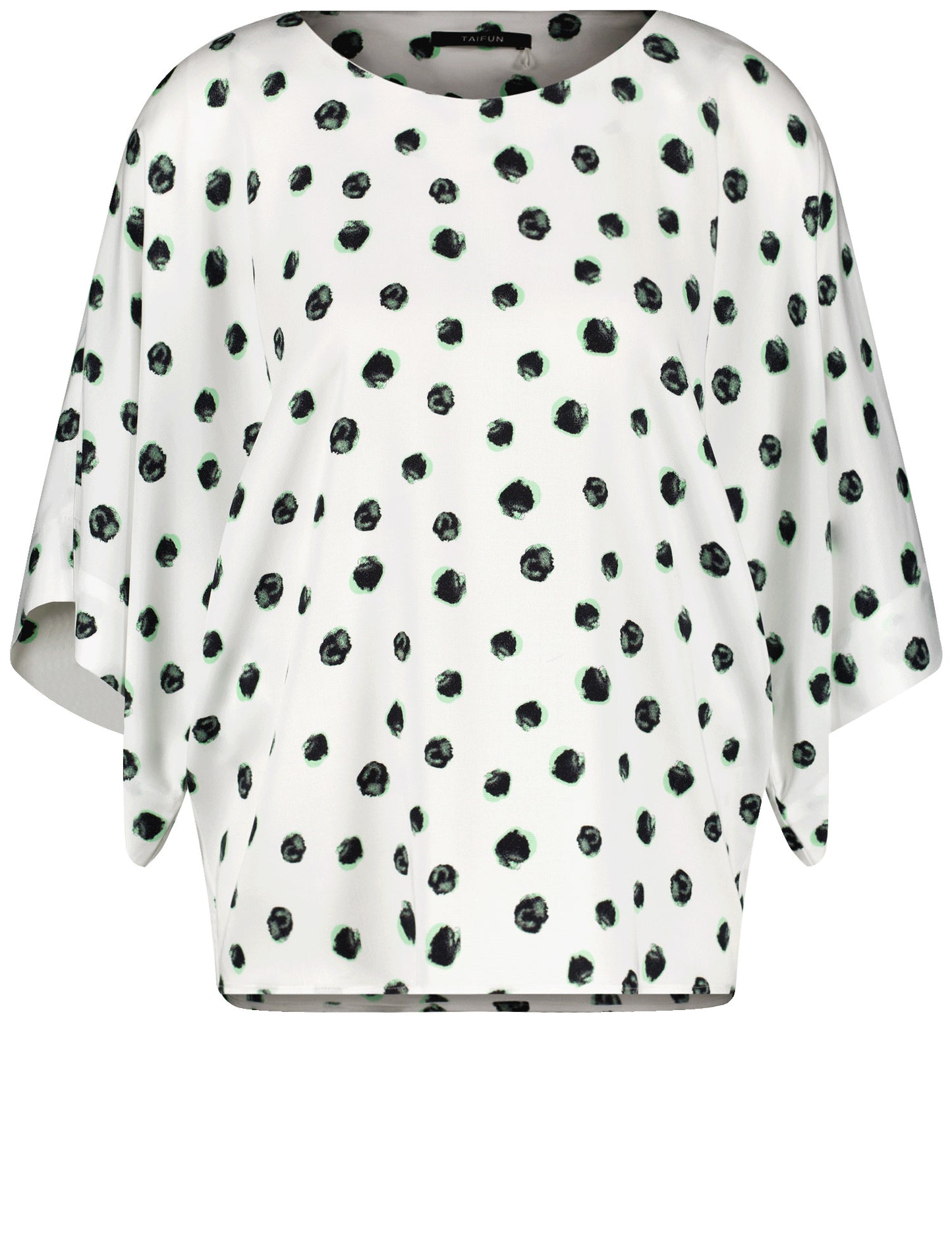 Oversize Bluse mit halben Fledermausärmeln
