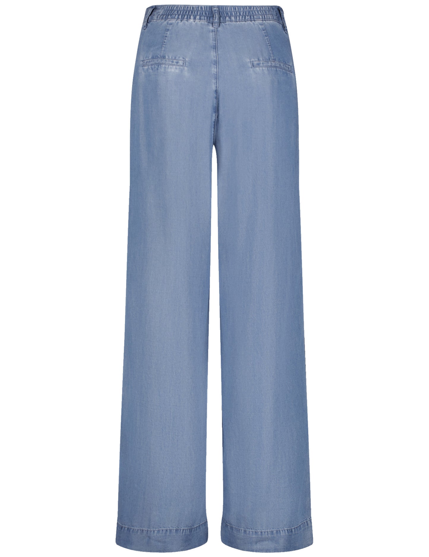 Weite Hose aus Lyocell in Jeans-Optik Palazzo