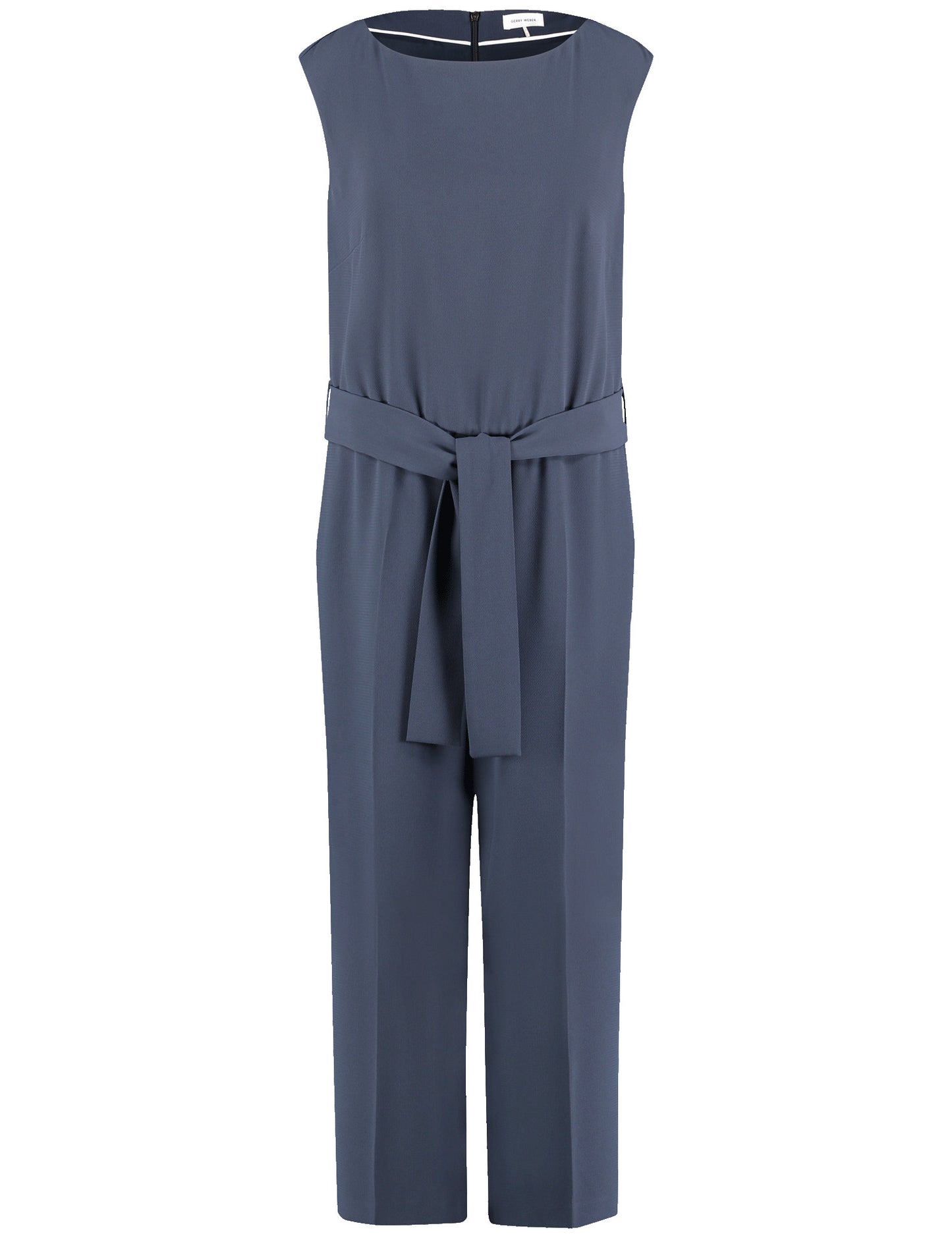 Fließender Jumpsuit mit Bindegürtel