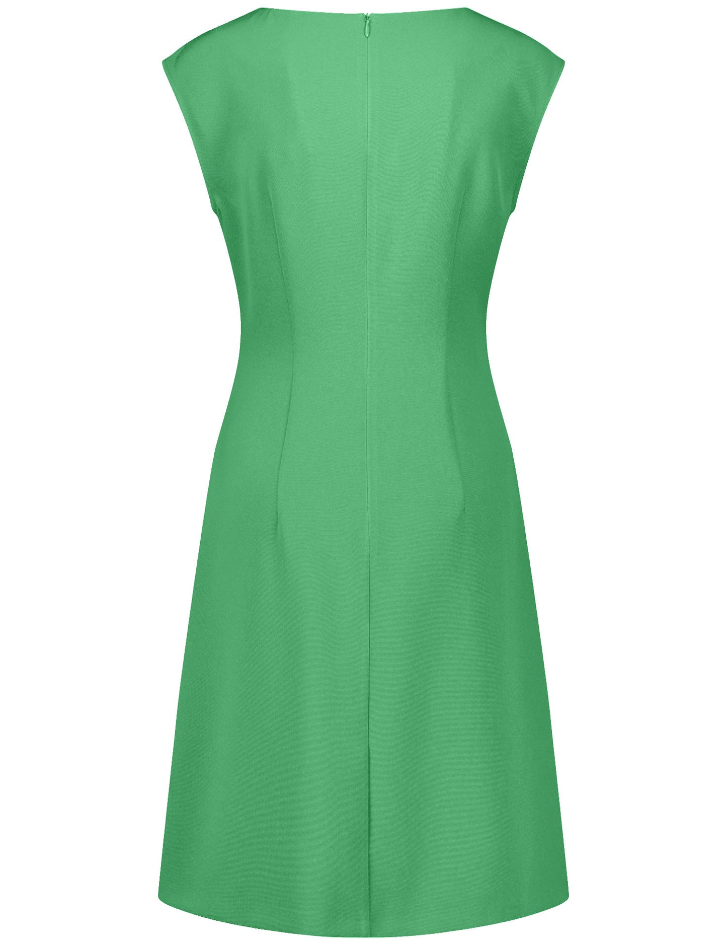 Ärmelloses Kleid mit seitlichem Faltendetail