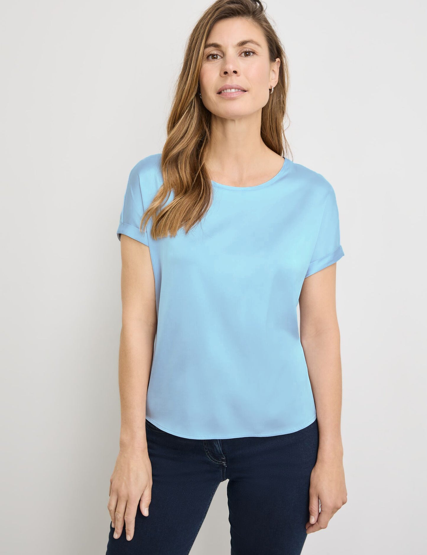 Kurzarmshirt mit Material-Patch
