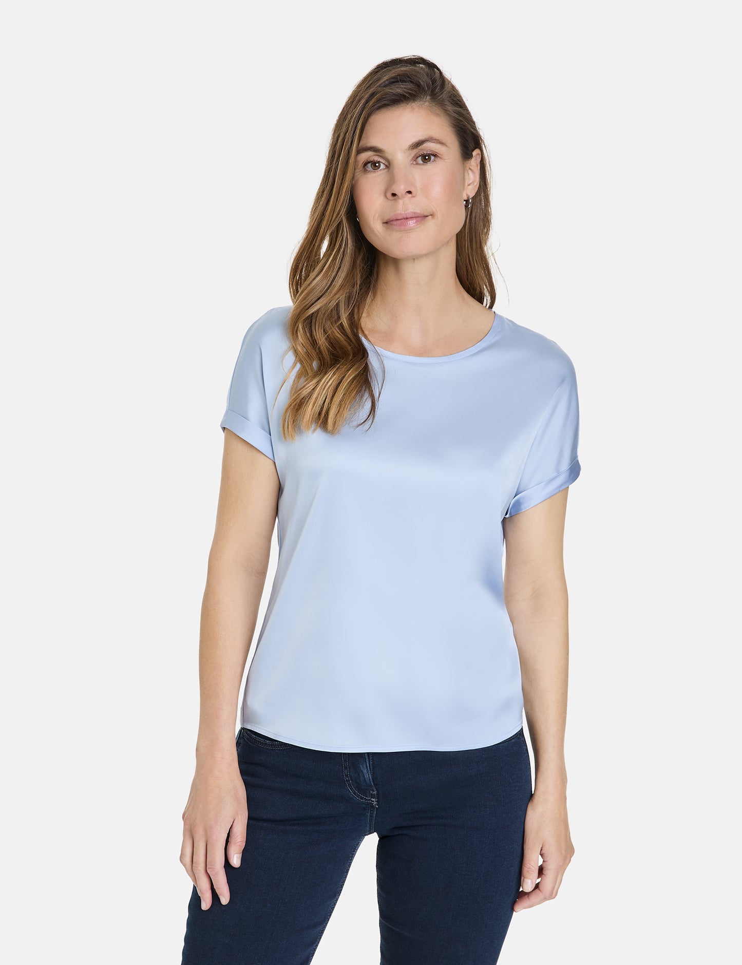 Kurzarmshirt mit Material-Patch