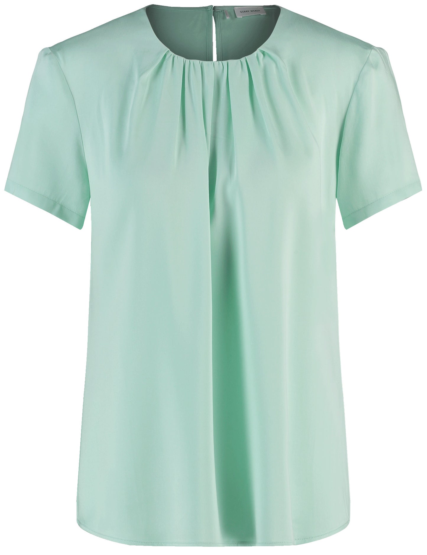 Fließendes Blusenshirt mit Faltendetail