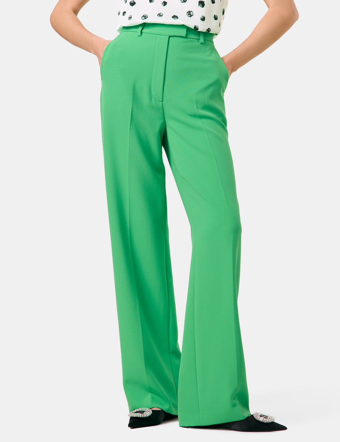 Elegante Hose mit weitem Bein Wide Leg