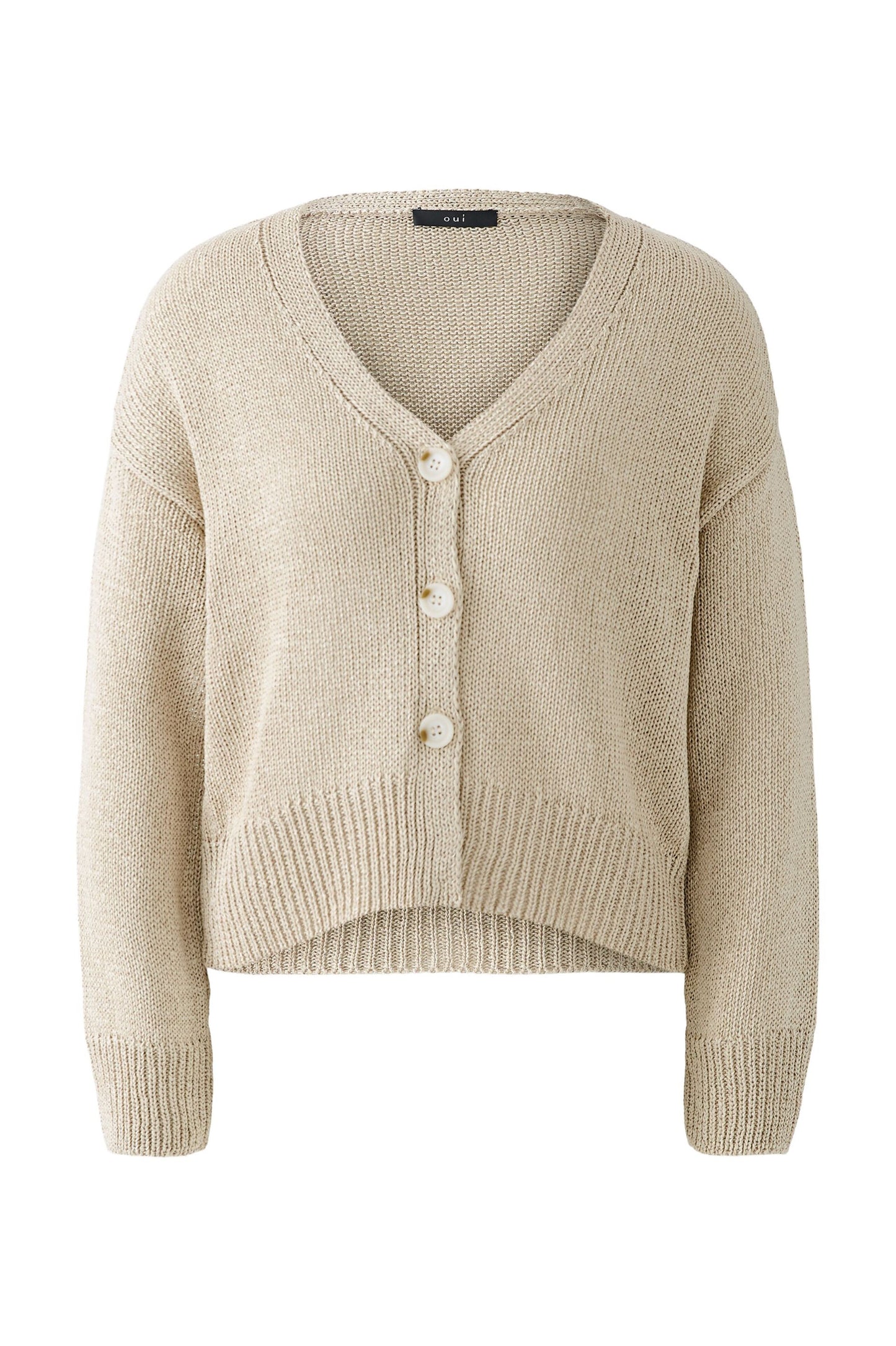 Strickjacke glänzend