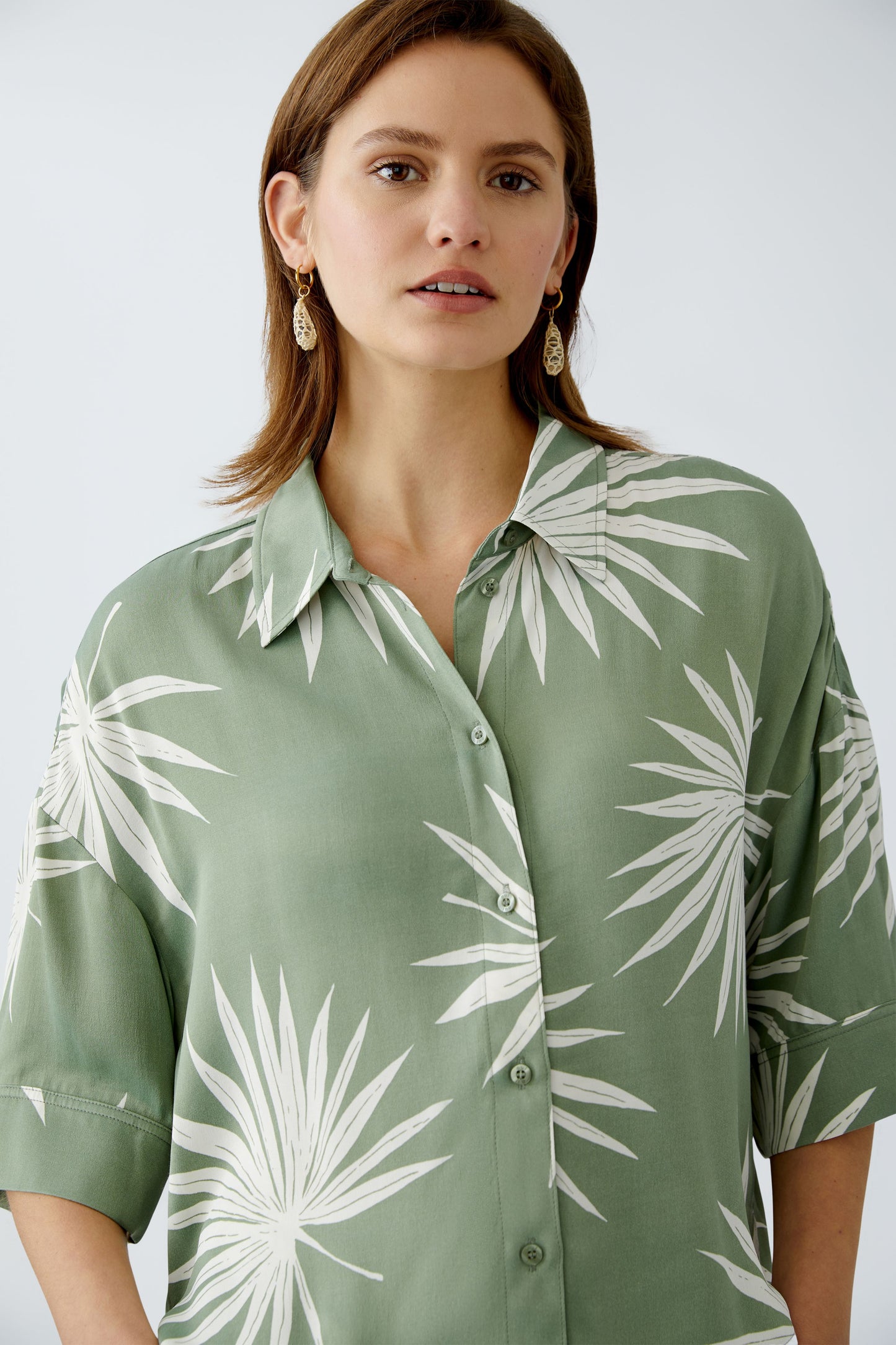 Bluse reiner Viskosesatin