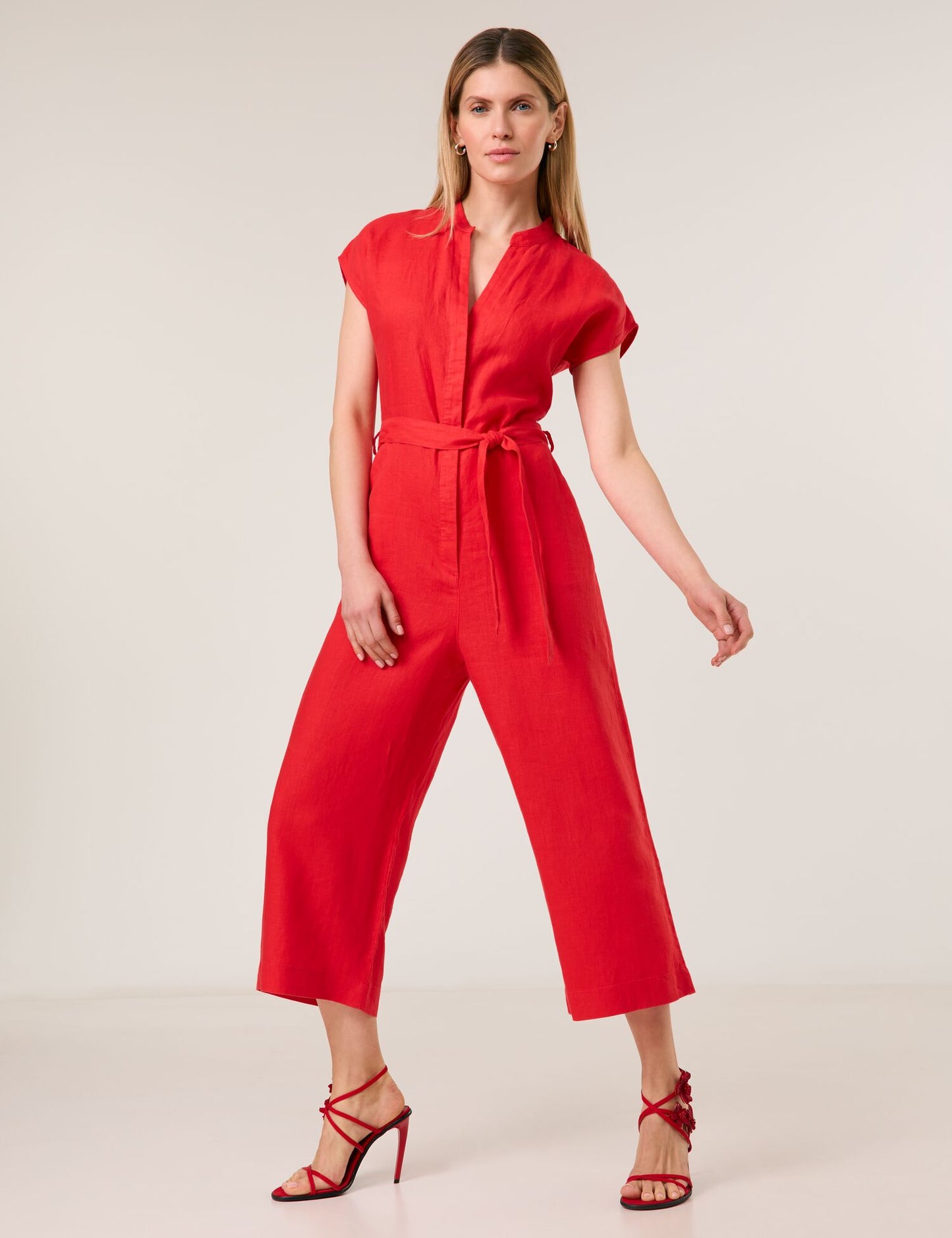 Jumpsuit aus reinem Leinen