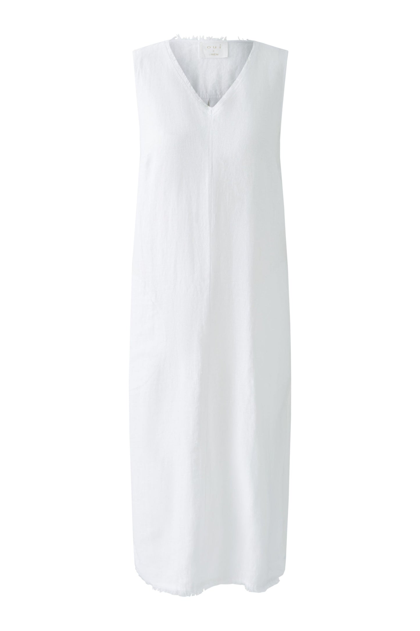 Kleid Leinen-Baumwollpatch