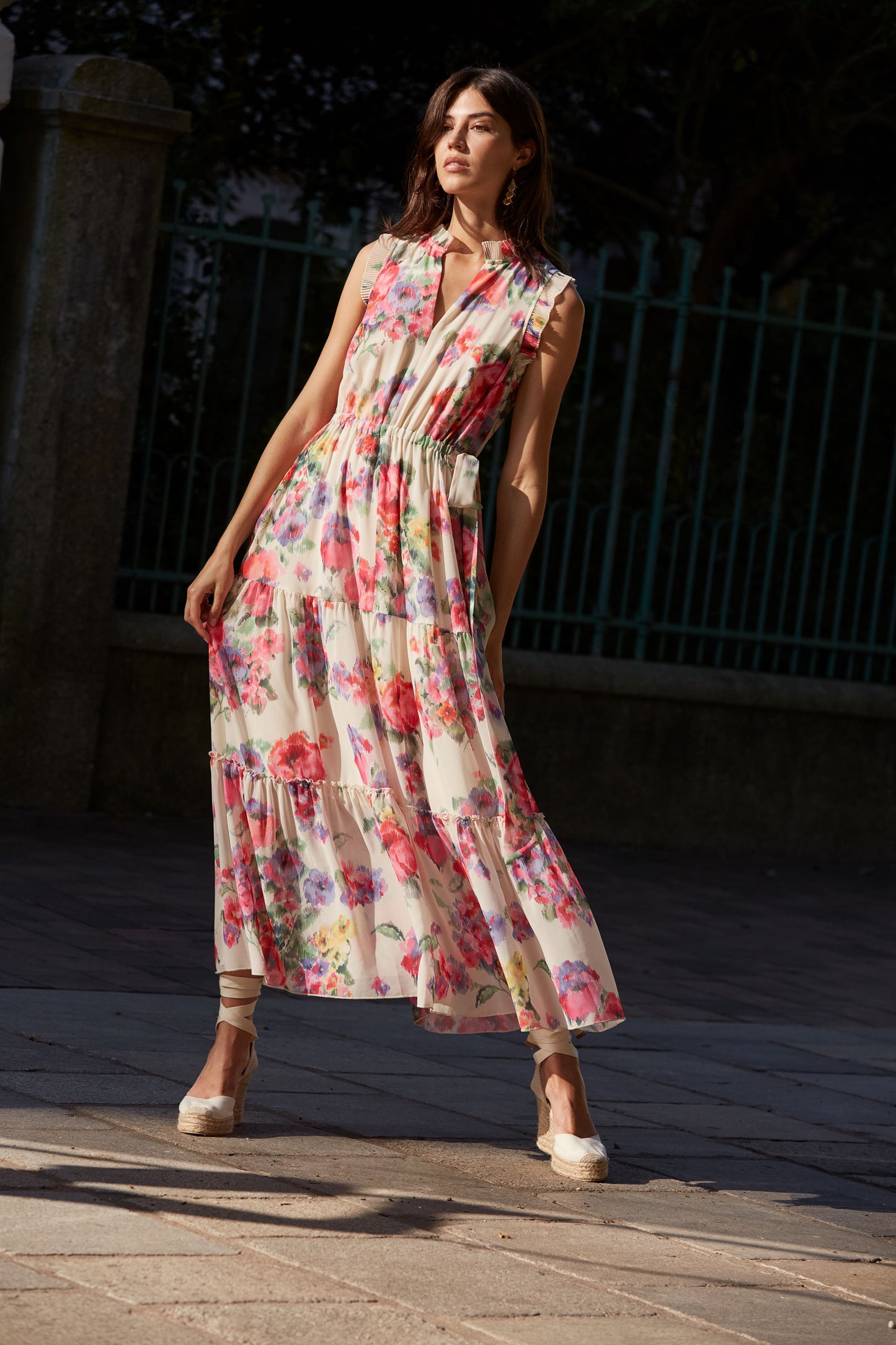 Kleid in Maxilänge