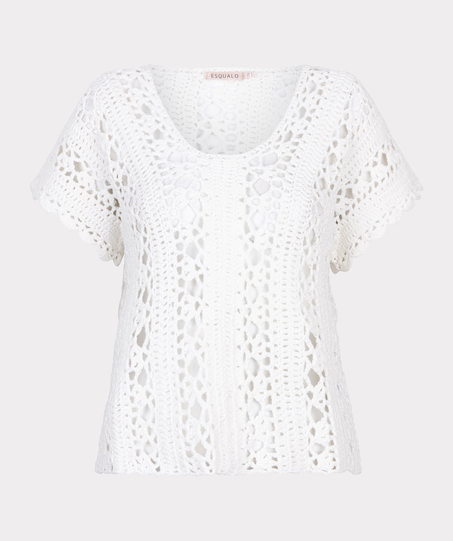 Top cropped knit