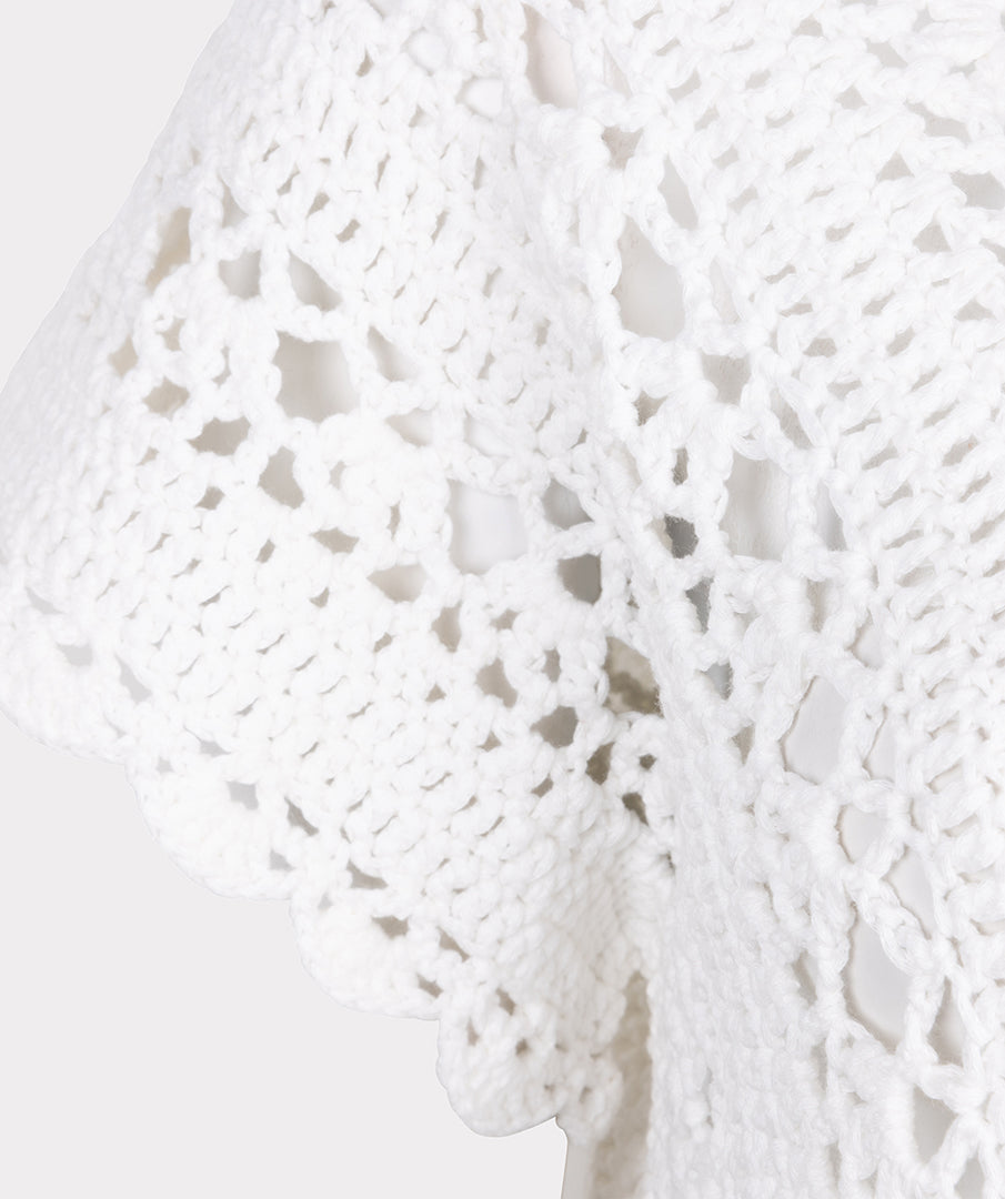 Top cropped knit